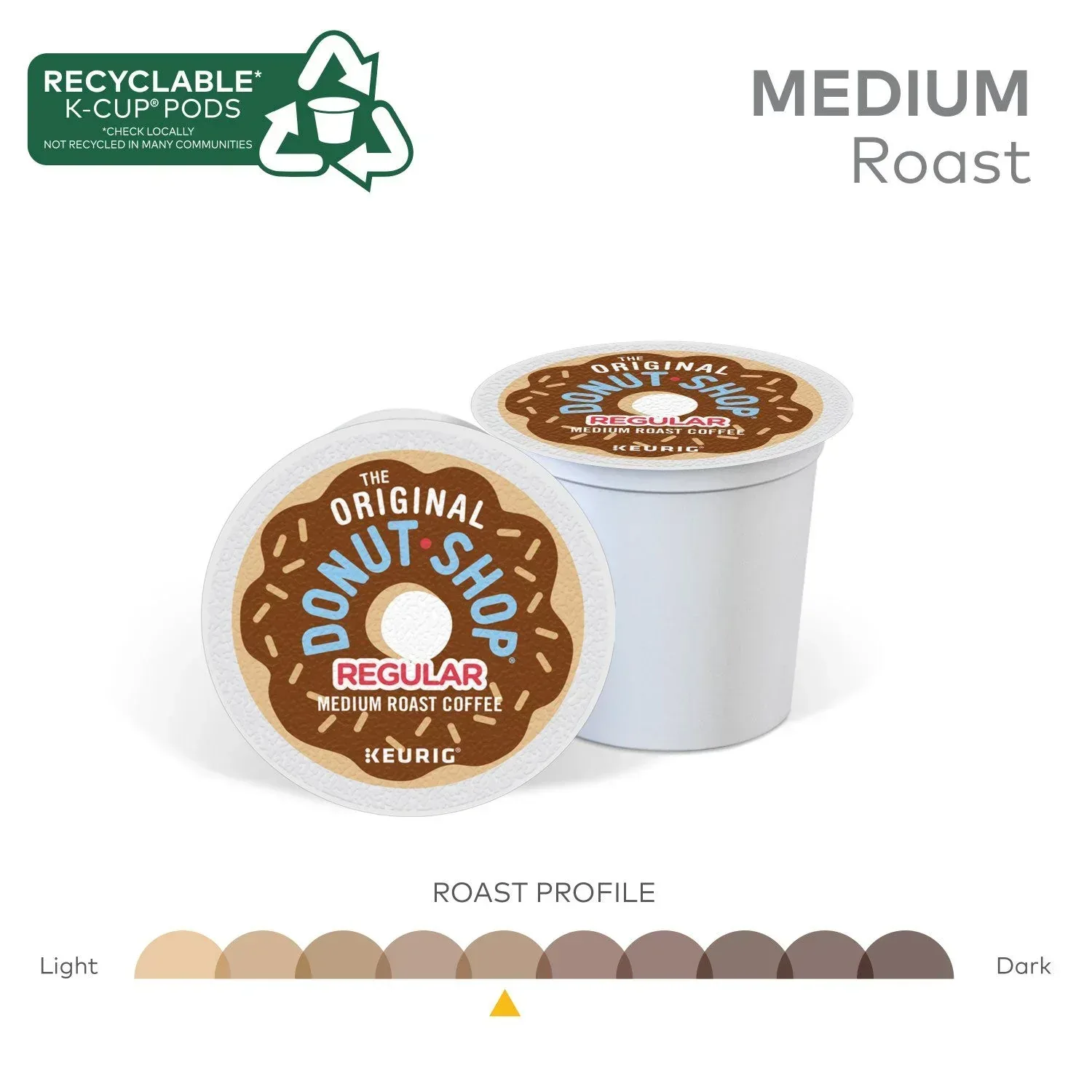 The Original Donut Shop Medium Roast K-Cup Pods, Regular, 80 ct. - Image 5