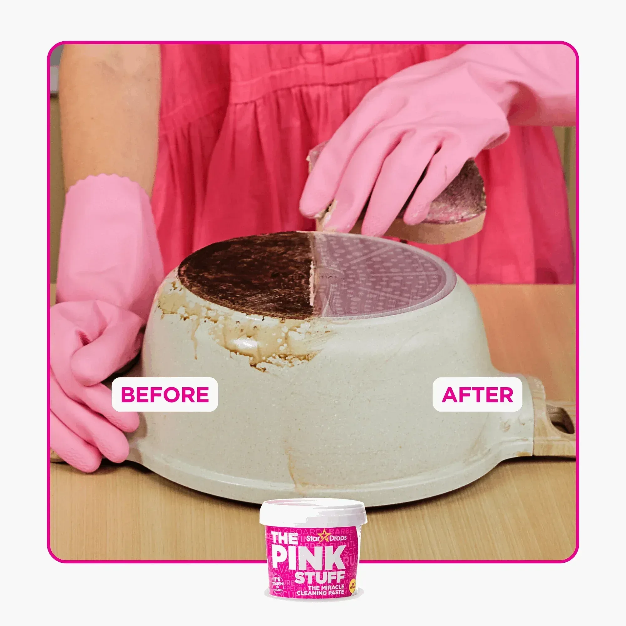 The Pink Stuff, Miracle Cleaning Paste, All-Purpose Cleaner, 17.63 oz. - Image 3