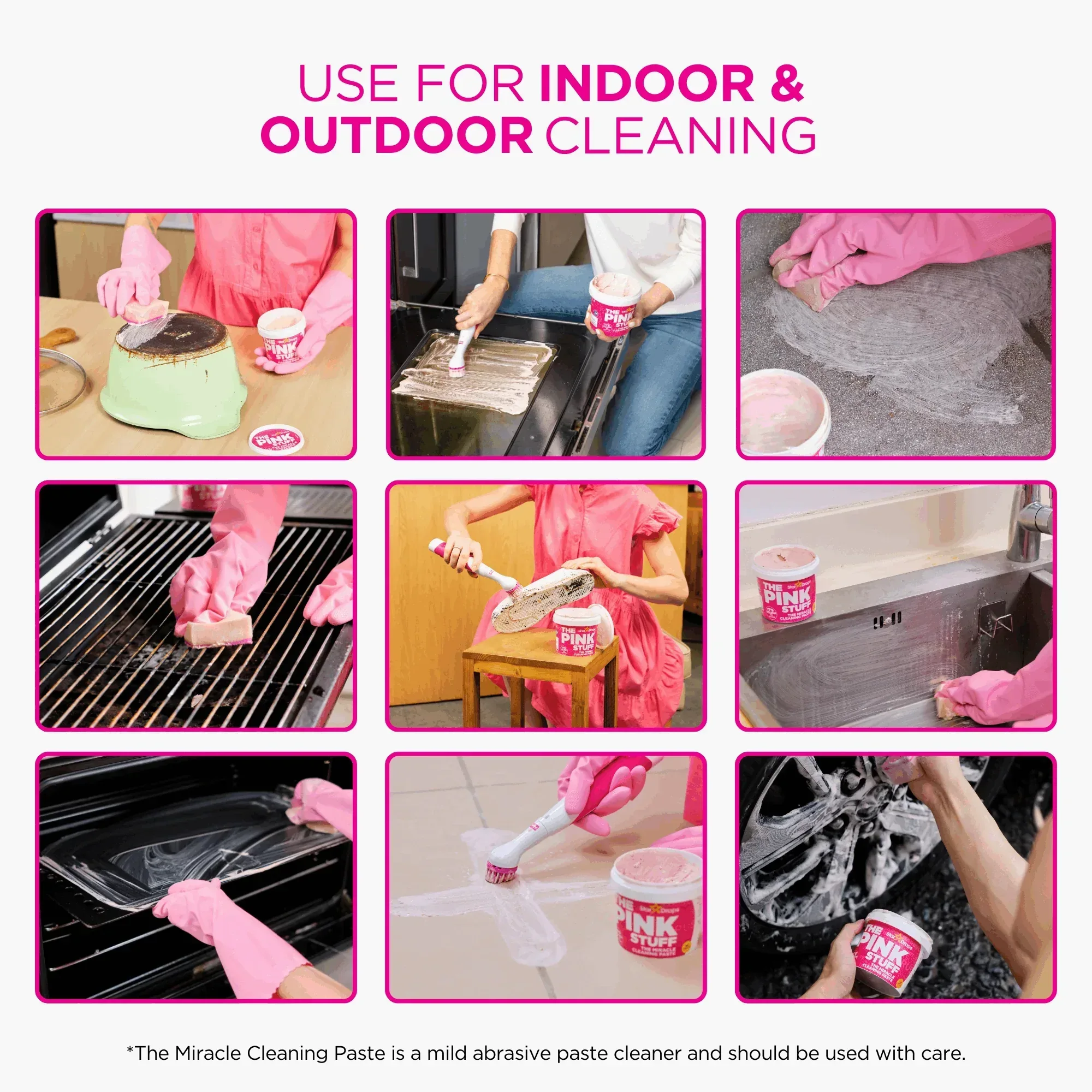 The Pink Stuff, Miracle Cleaning Paste, All-Purpose Cleaner, 17.63 oz. - Image 4