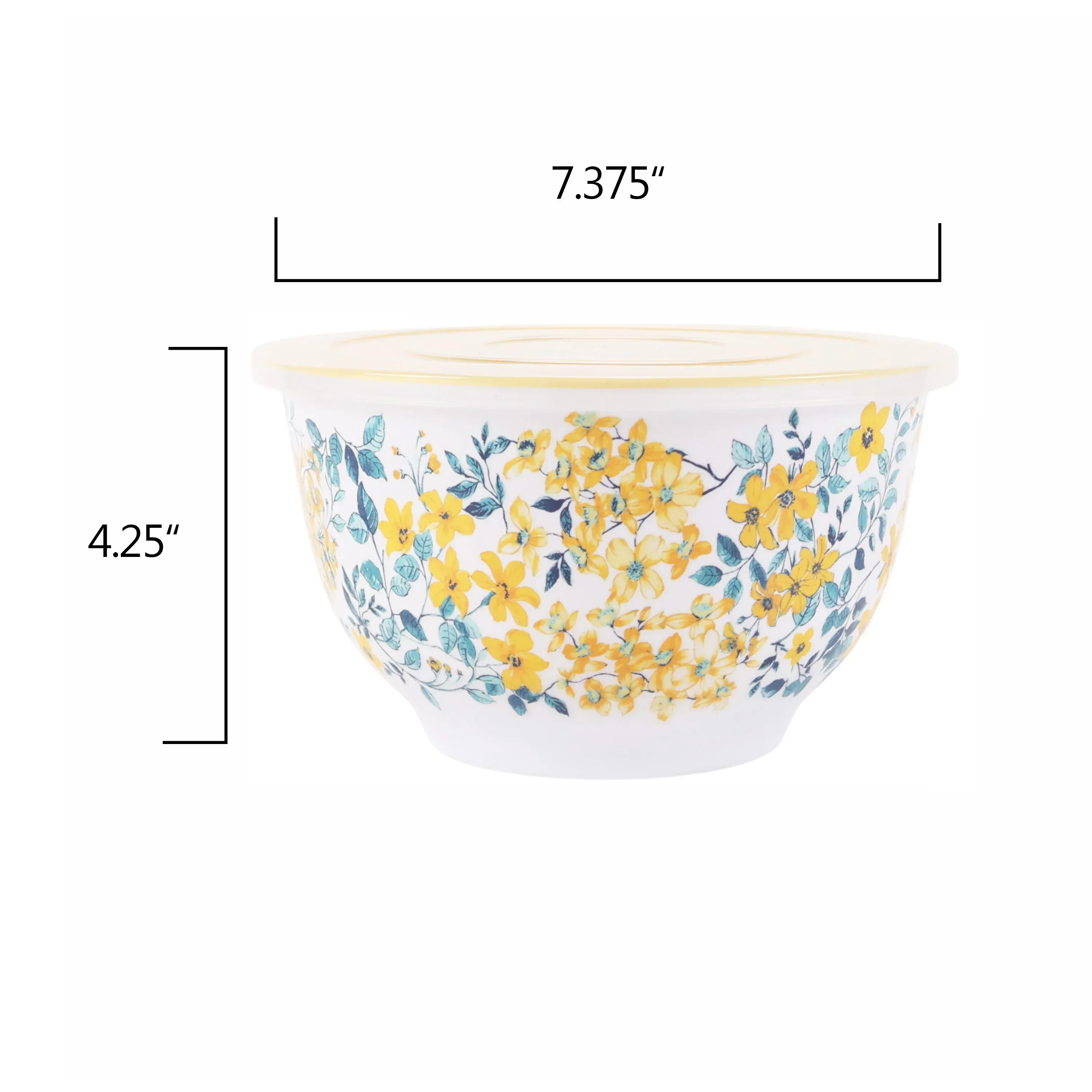 The Pioneer Woman 10-Piece Melamine Mixing Bowl Set, Fancy Flourish - Image 12