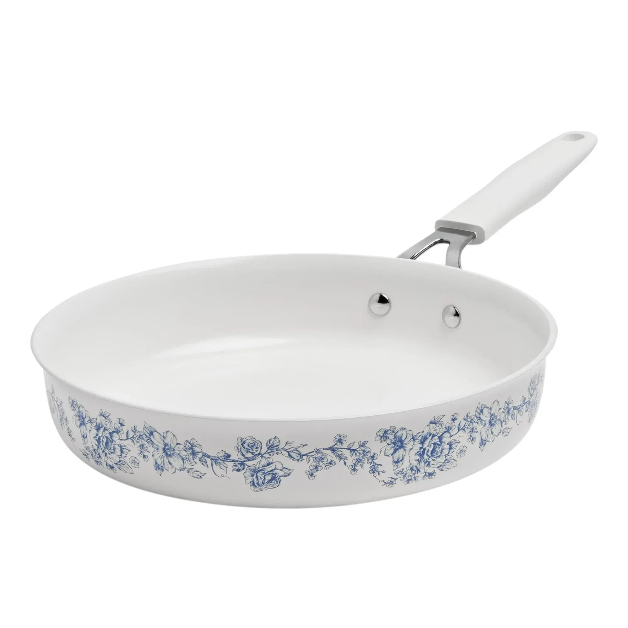 The Pioneer Woman 12-Piece Classic Ceramic Cookware Set, Agatha Blue - Image 10