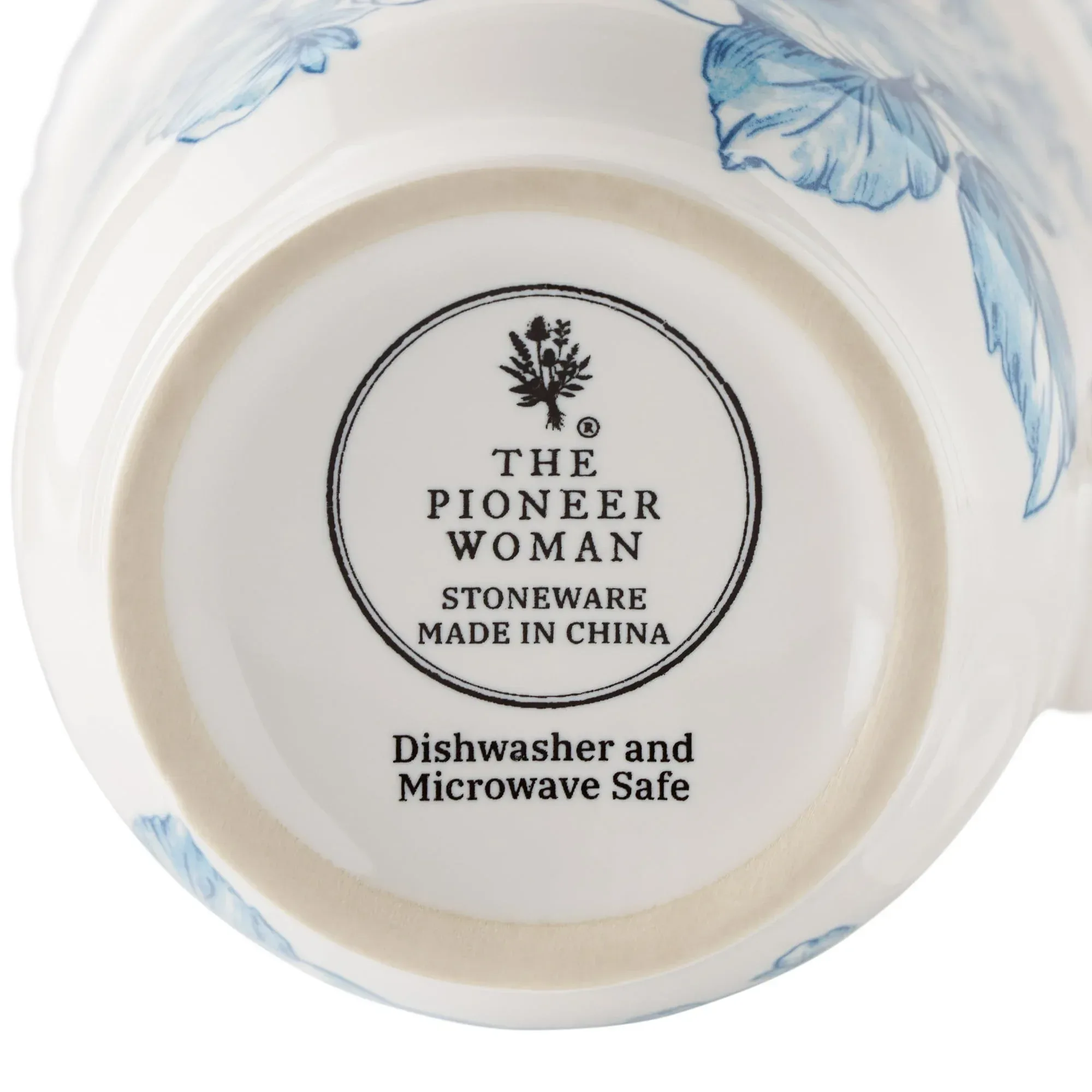 The Pioneer Woman Agatha 12 oz Blue Stoneware Mug - Image 6