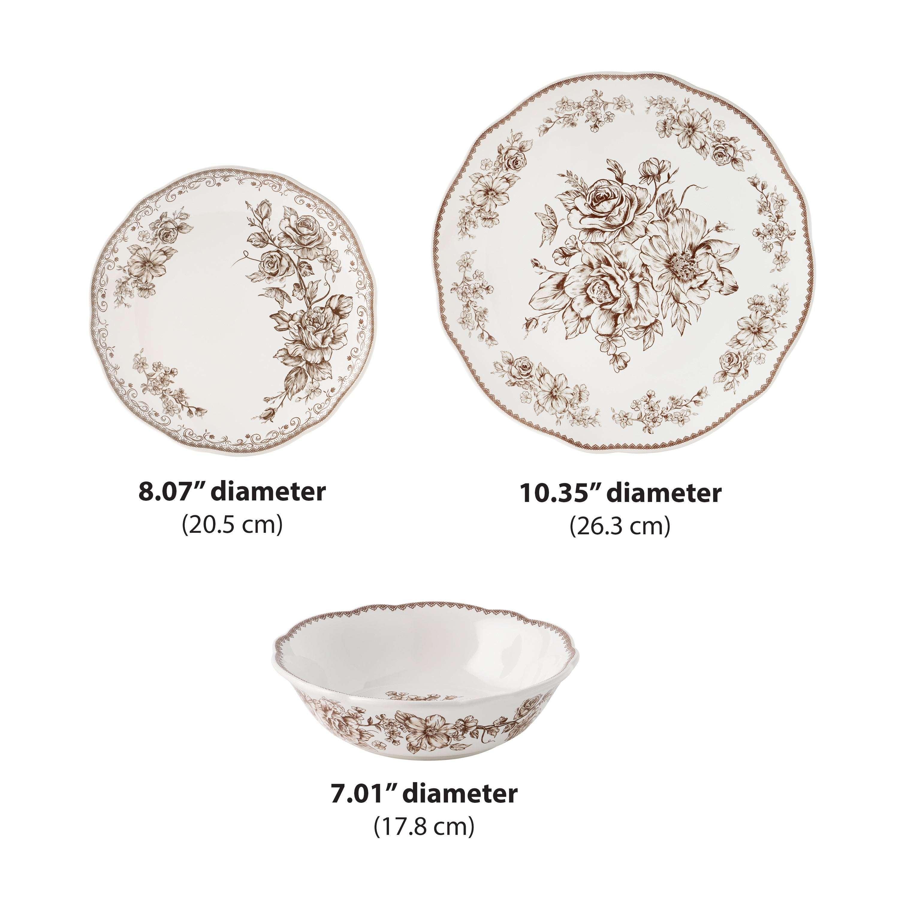 The Pioneer Woman Agatha 12-Piece Stoneware Dinnerware Set - Image 6