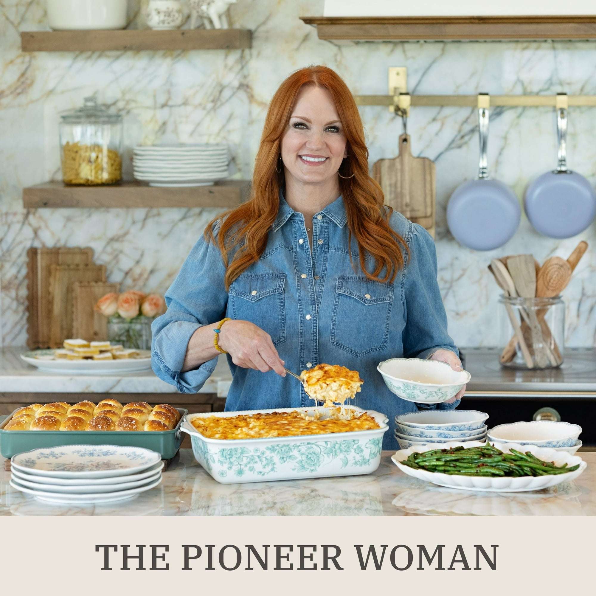 The Pioneer Woman Agatha 6-Piece Nesting Baker Set With Lids - Image 2