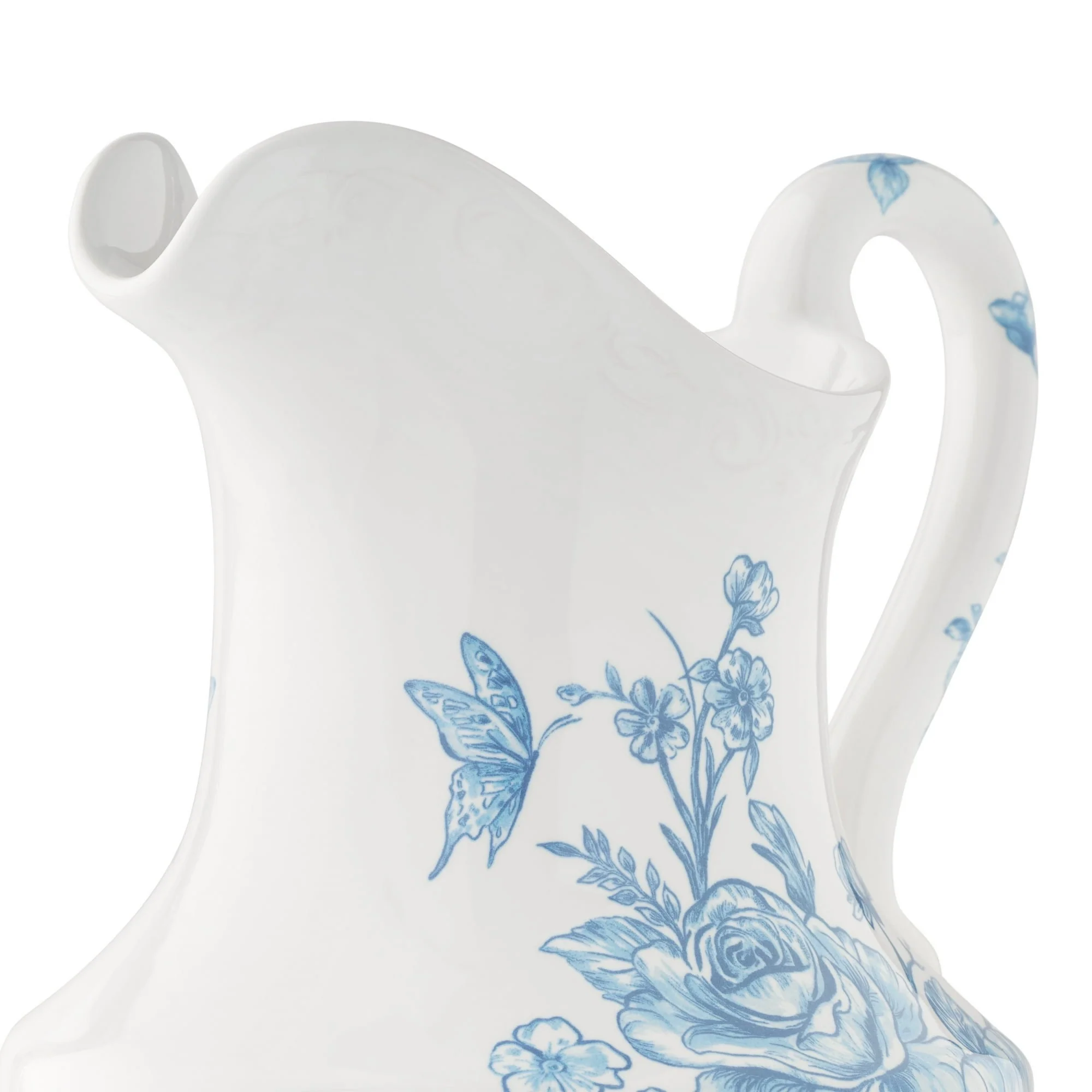 The Pioneer Woman Agatha Stoneware 2-Quart Pitcher, Blue - Image 3