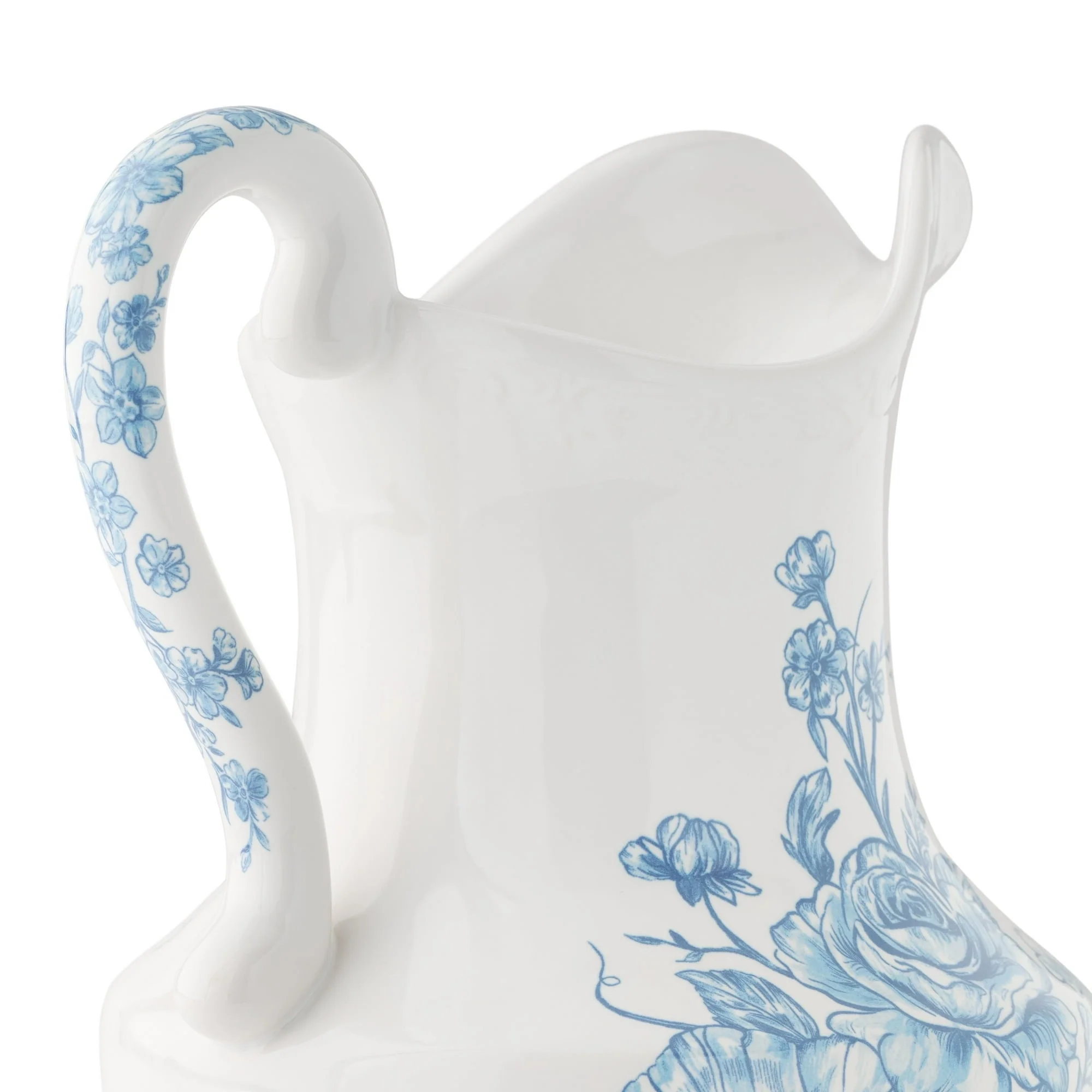 The Pioneer Woman Agatha Stoneware 2-Quart Pitcher, Blue - Image 4