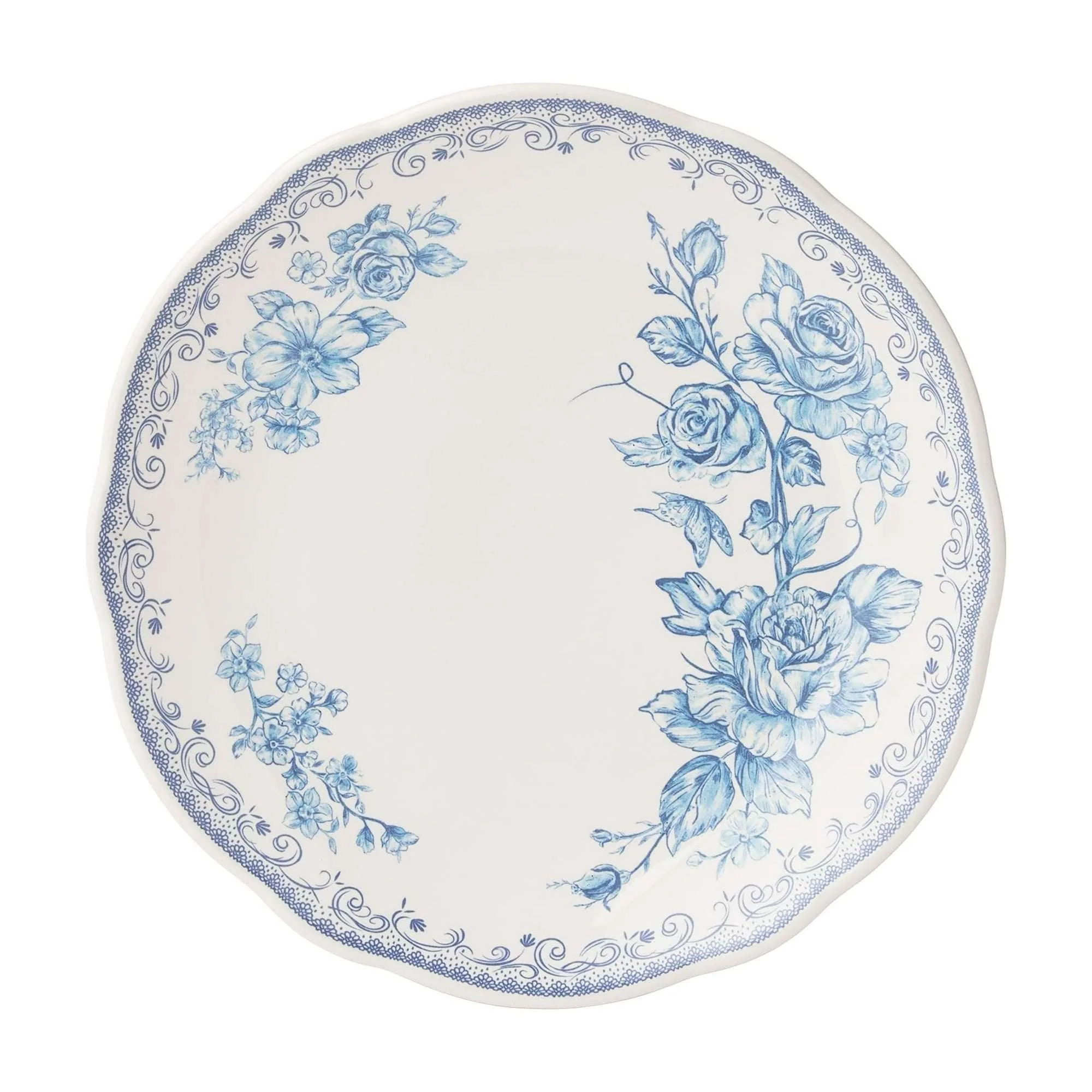 The Pioneer Woman Agatha Stoneware Salad Plate, Blue - Image 3