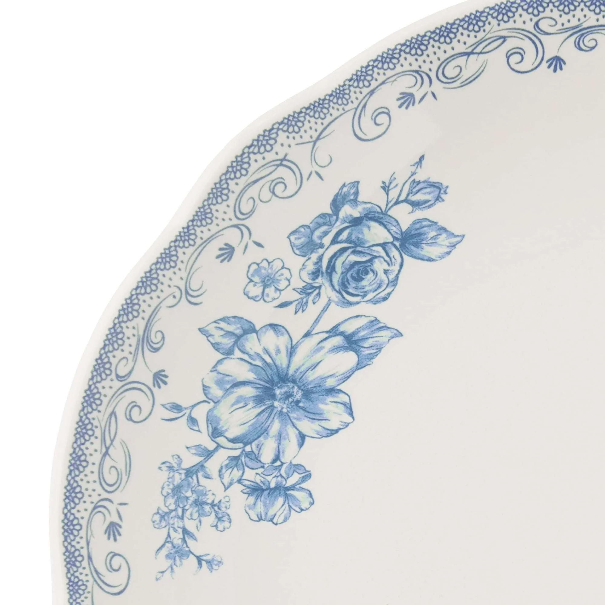 The Pioneer Woman Agatha Stoneware Salad Plate, Blue - Image 4