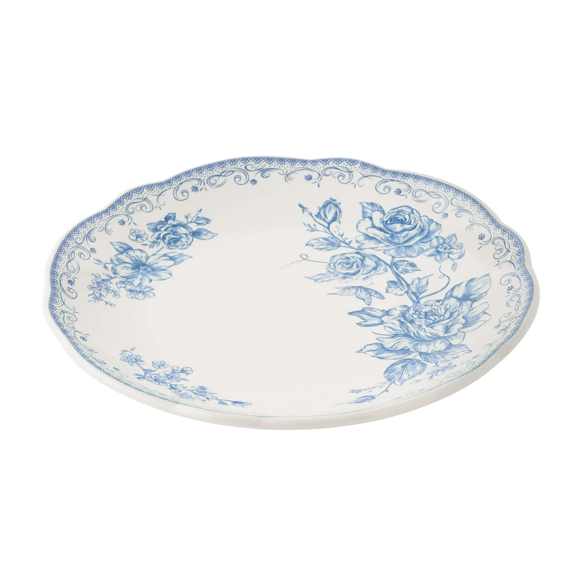 The Pioneer Woman Agatha Stoneware Salad Plate, Blue - Image 5