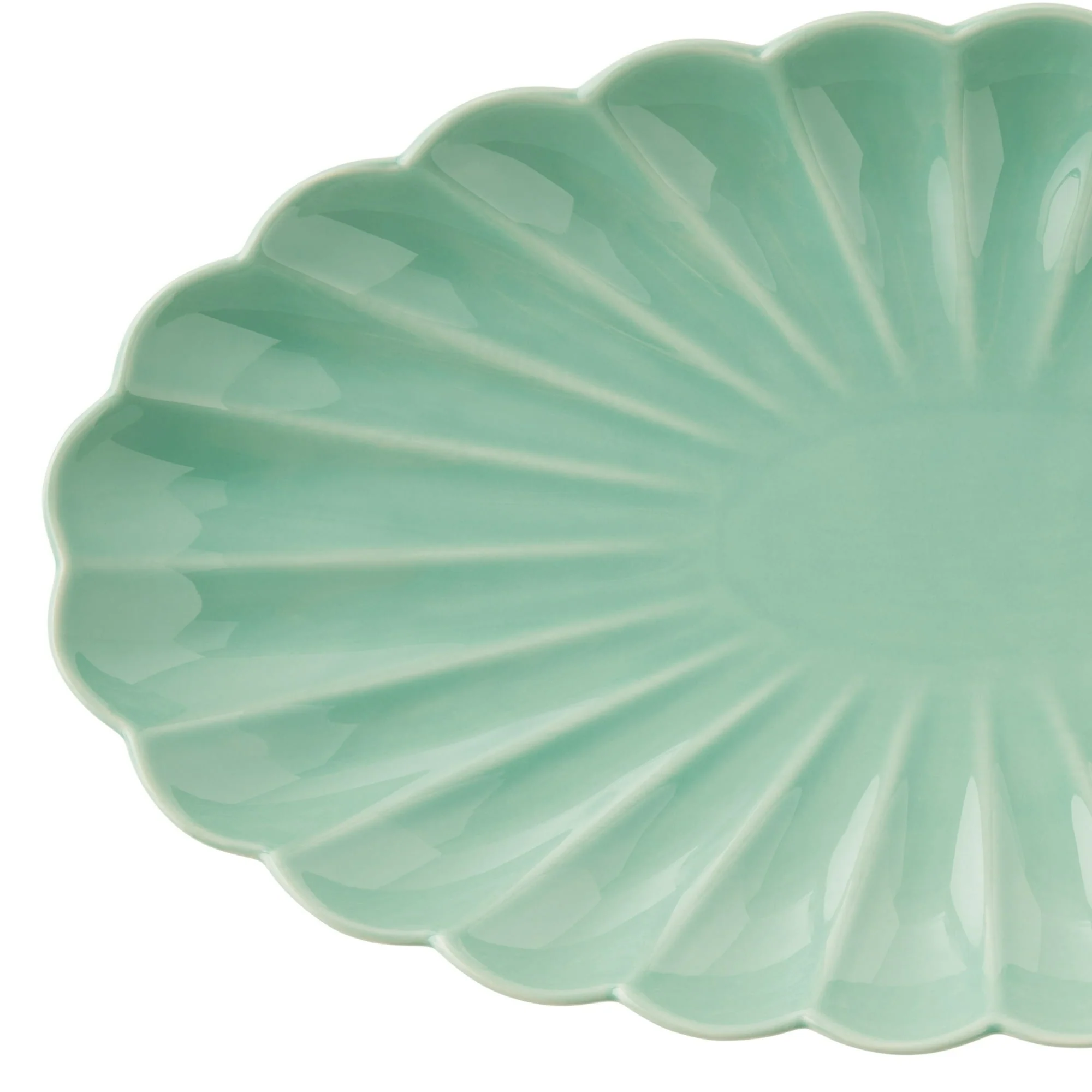 The Pioneer Woman Colette Stoneware 14-inch Serving Tray, green - Image 3