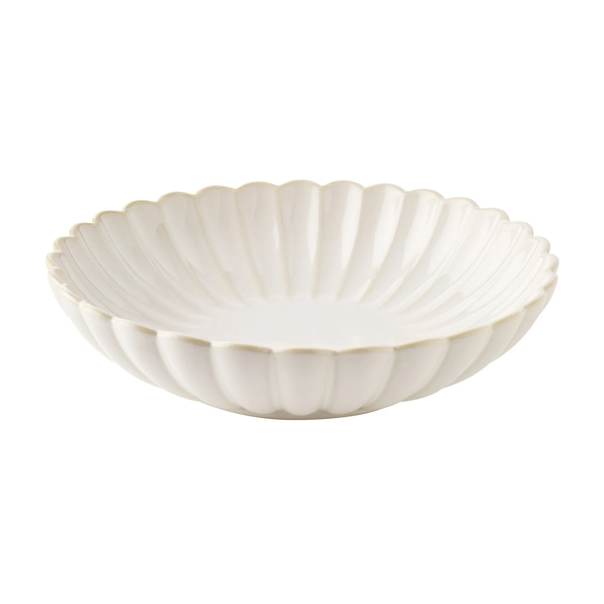 The Pioneer Woman Colette Stoneware Dinner Bowls, Cream, Set of 4 - Image 4