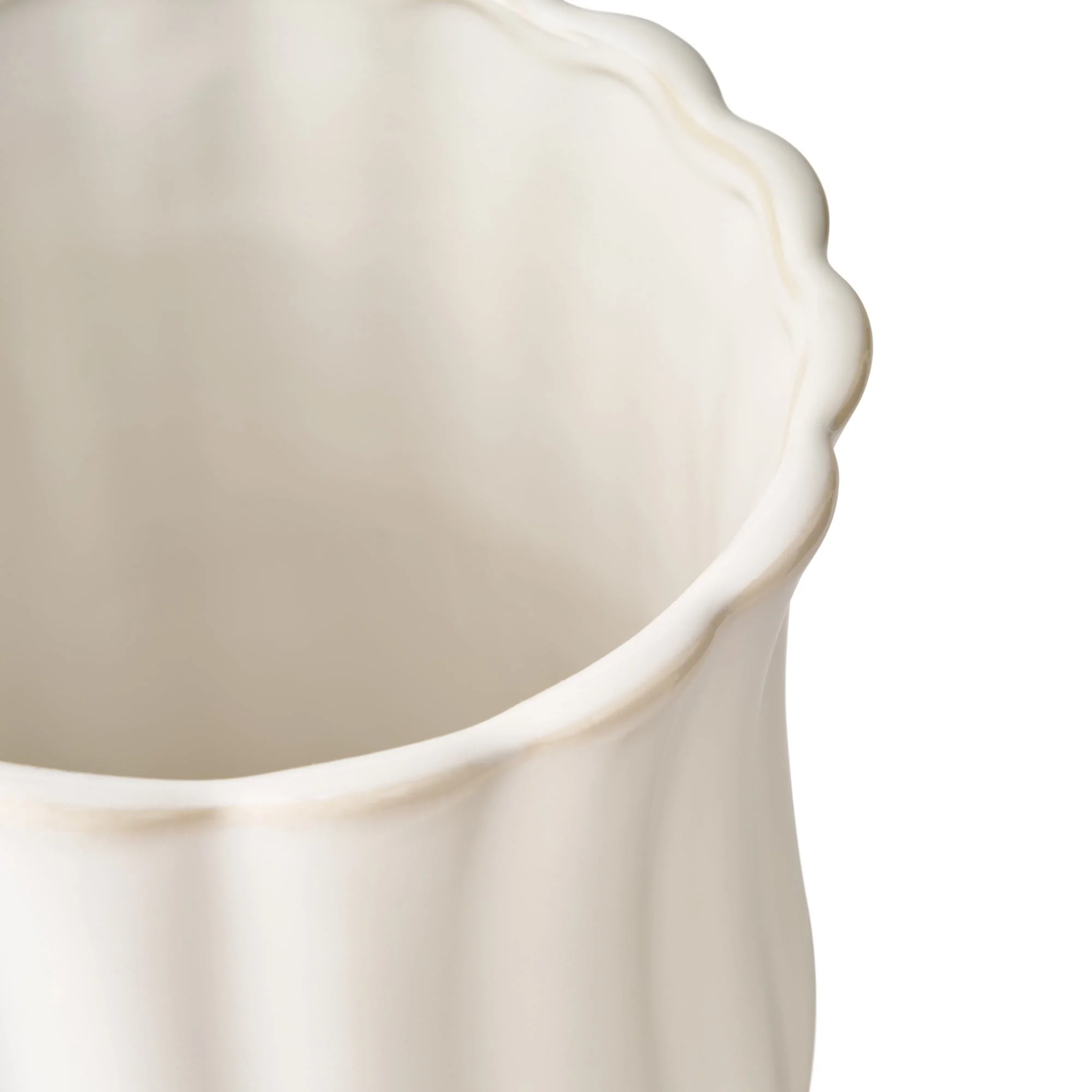 The Pioneer Woman Colette Stoneware Utensil Holder, White - Image 4