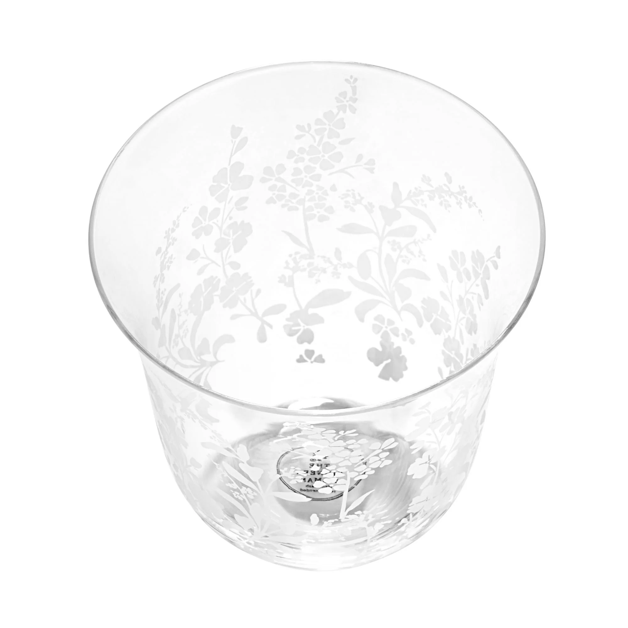 The Pioneer Woman Daisy Glass 12-Ounce Tumbler, Clear, Set of 4 - Image 3