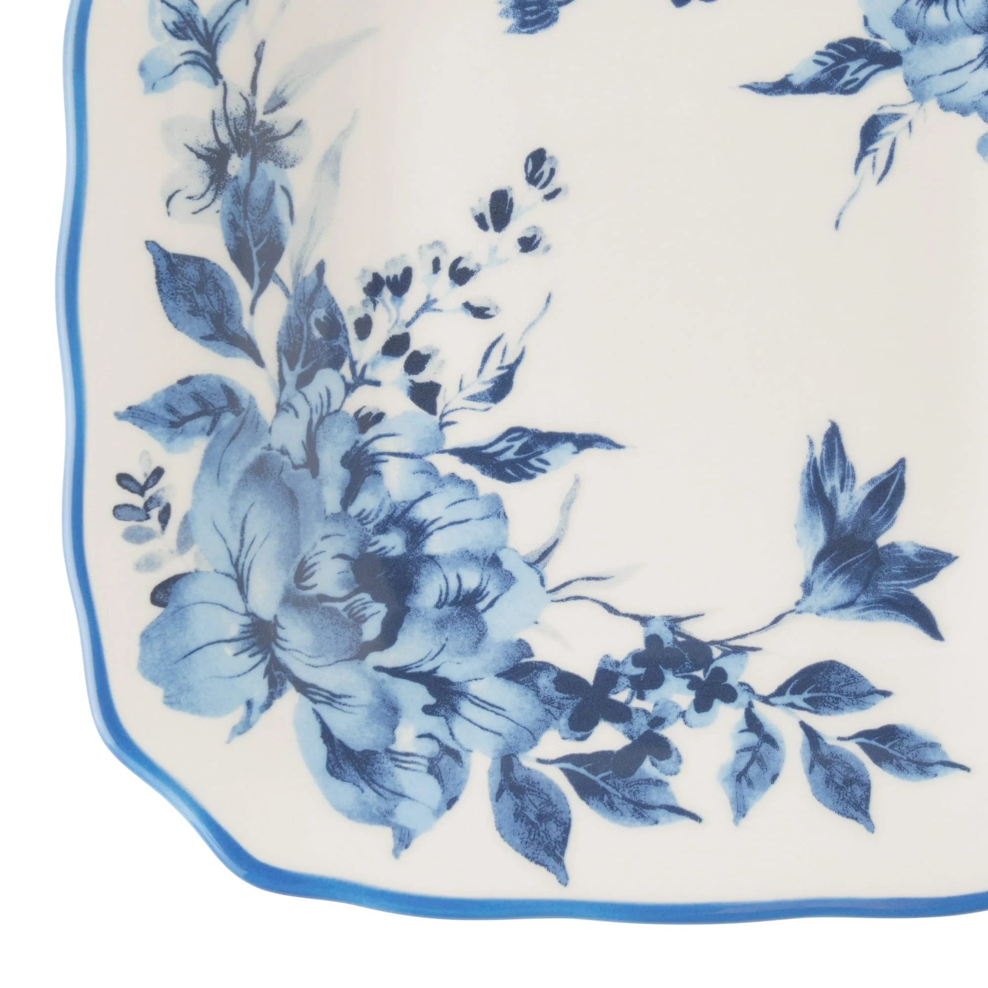 The Pioneer Woman Delilah Stoneware Appetizer Plates, Blue, Set of 6 - Image 3