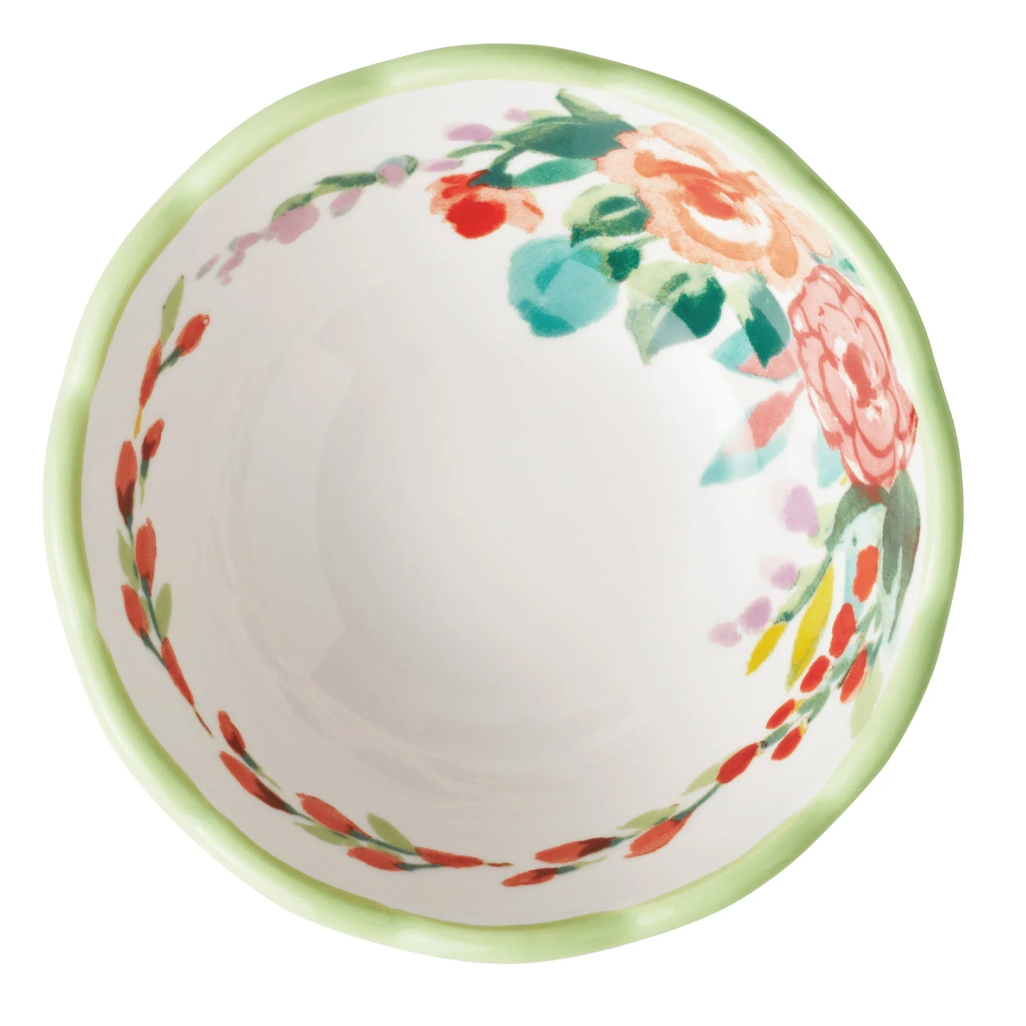 The Pioneer Woman Painted Meadow 4-Piece Ceramic Dip Bowl Set with Serving Tray Platter - Image 3