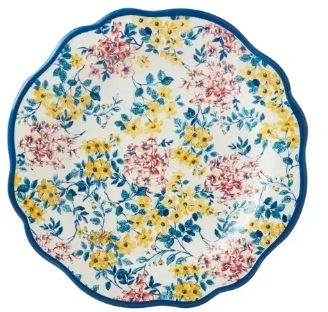 The Pioneer Woman Pretty Posies 12-Piece Stoneware Dinnerware Set - Image 3