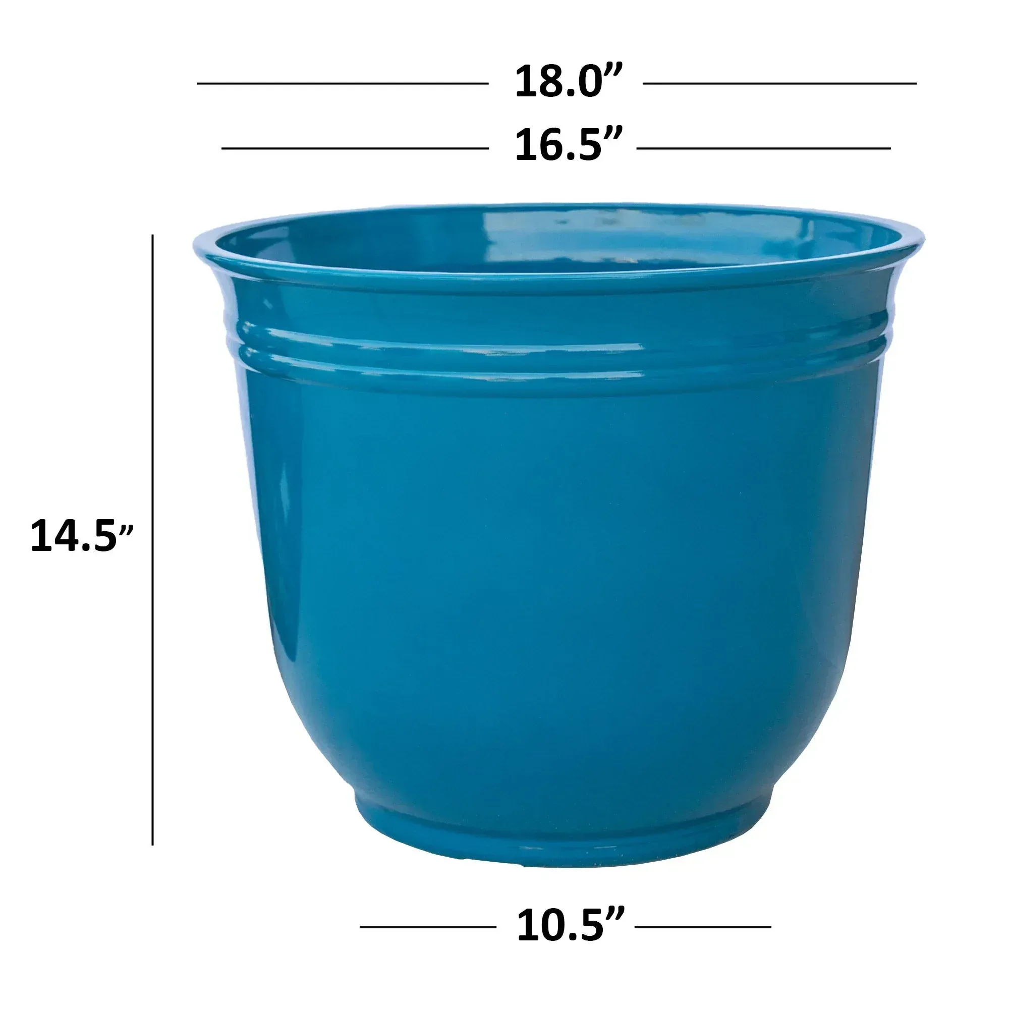 Theo Resin Planters by Trendspot, 2-pack - Image 4