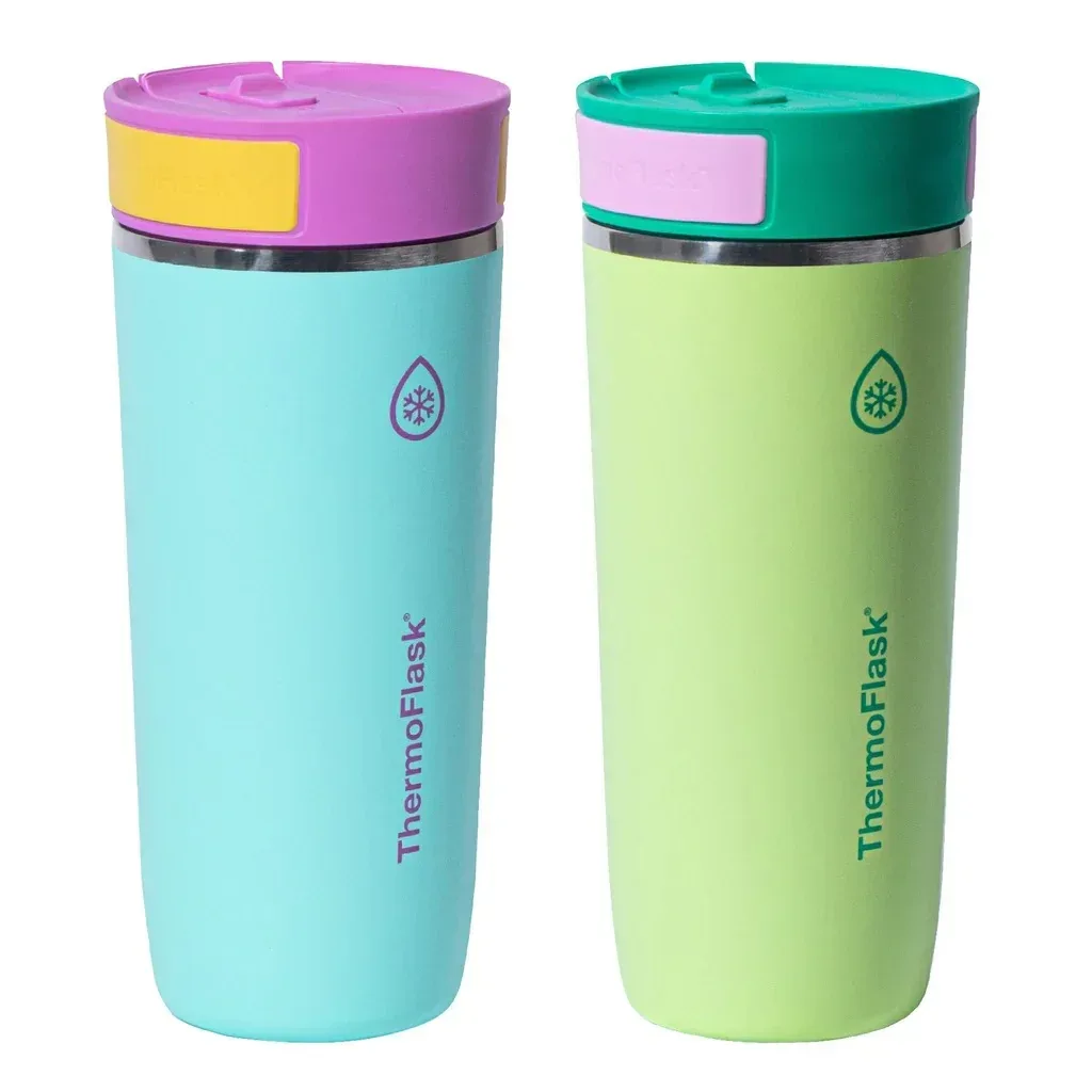 ThermoFlask 16 oz. Insulated Coffee Travel Mug with Sip-N-Lok Lid, 2-pack - Image 9