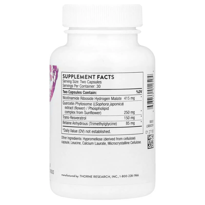 Thorne, ResveraCel®, 60 Capsules - Image 2