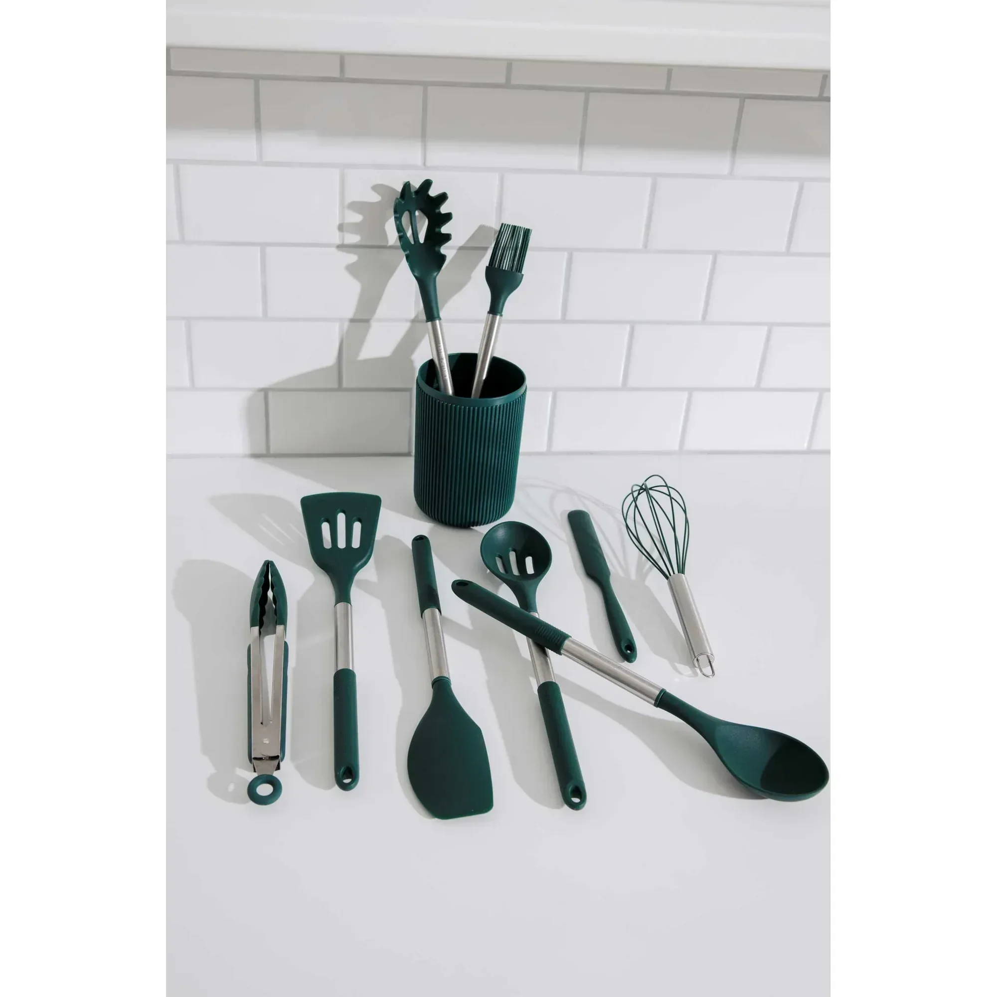 Thyme & Table 10-Piece Silicone Gadget Set - Black - Image 14