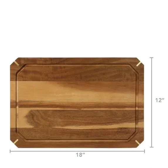 Thyme & Table 2-Piece Acacia Cutting Board Set - Image 2