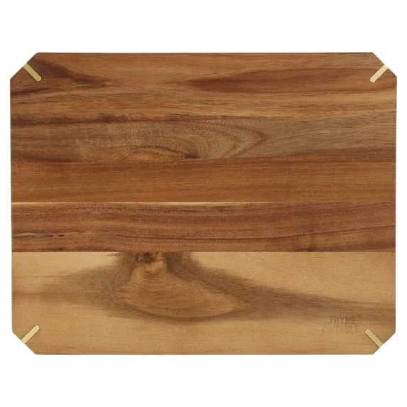 Thyme & Table 2-Piece Acacia Cutting Board Set - Image 3