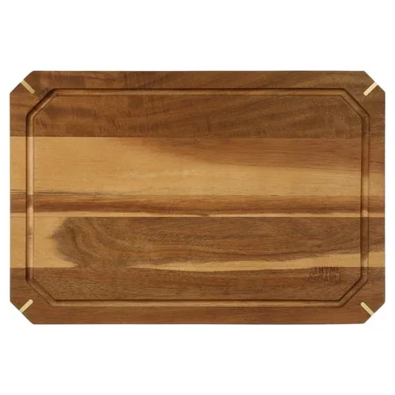 Thyme & Table 2-Piece Acacia Cutting Board Set - Image 4