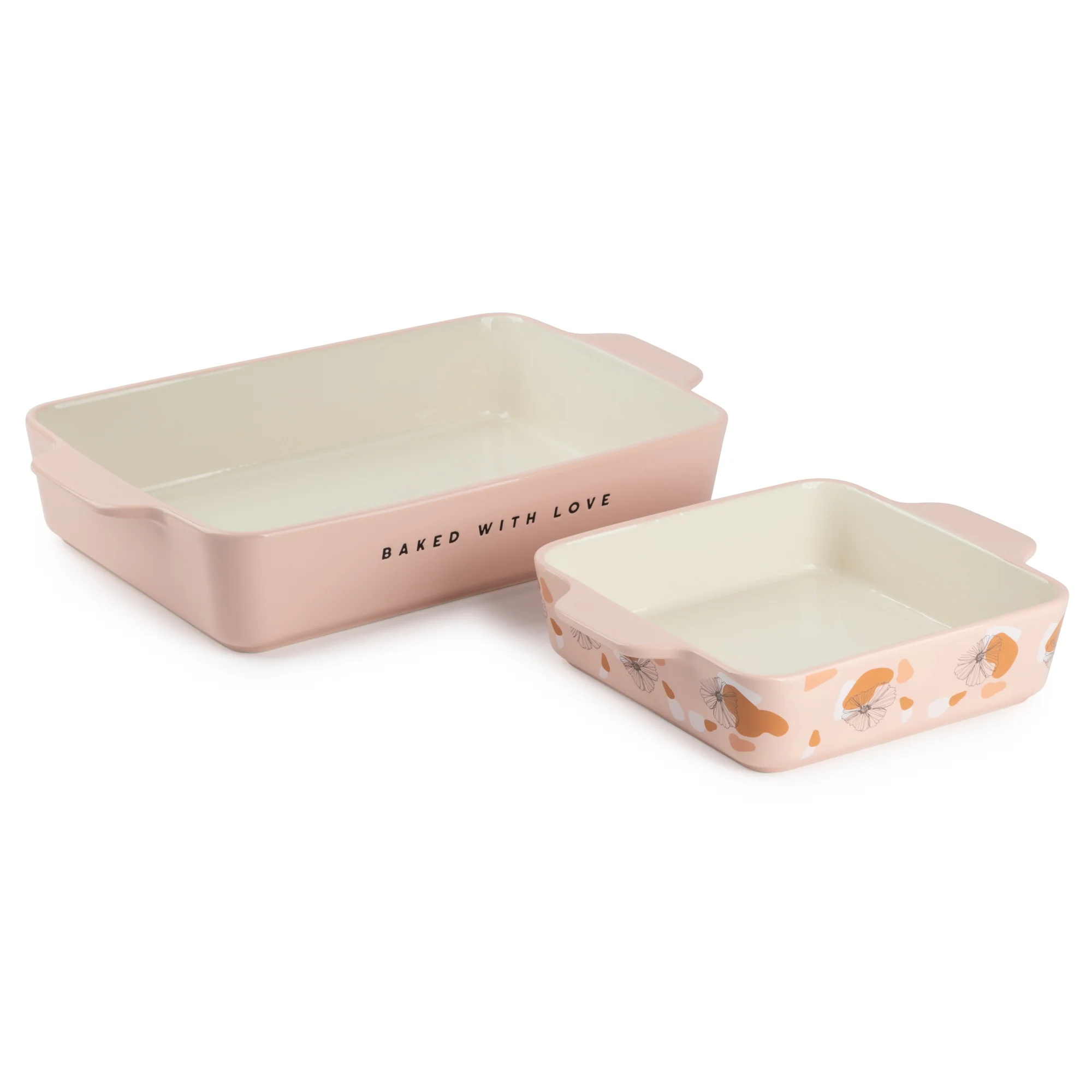 Thyme & Table 2-Piece Ceramic Rectangular Baking Dish Set - Onyx - Image 10