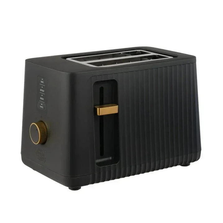 Thyme & Table 2-Slice Toaster, Extra-Wide Slots with Slide-Out Removable Crumb Tray, Slate Grey - Image 13