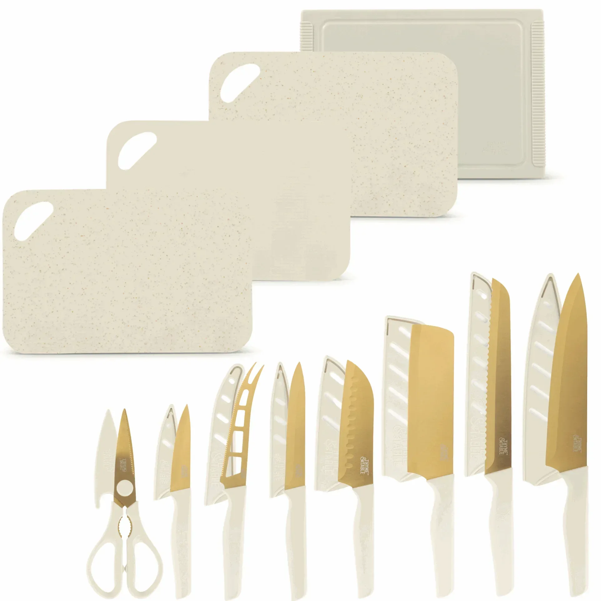 Thyme & Table 20-Piece Knife Set - Black - Image 11