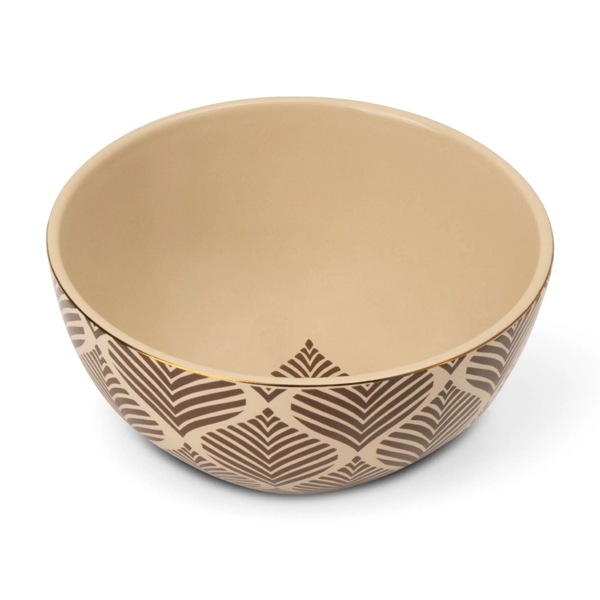 Thyme & Table 4-Pack Stoneware Cereal Bowls, Ocee Leaf - Image 2