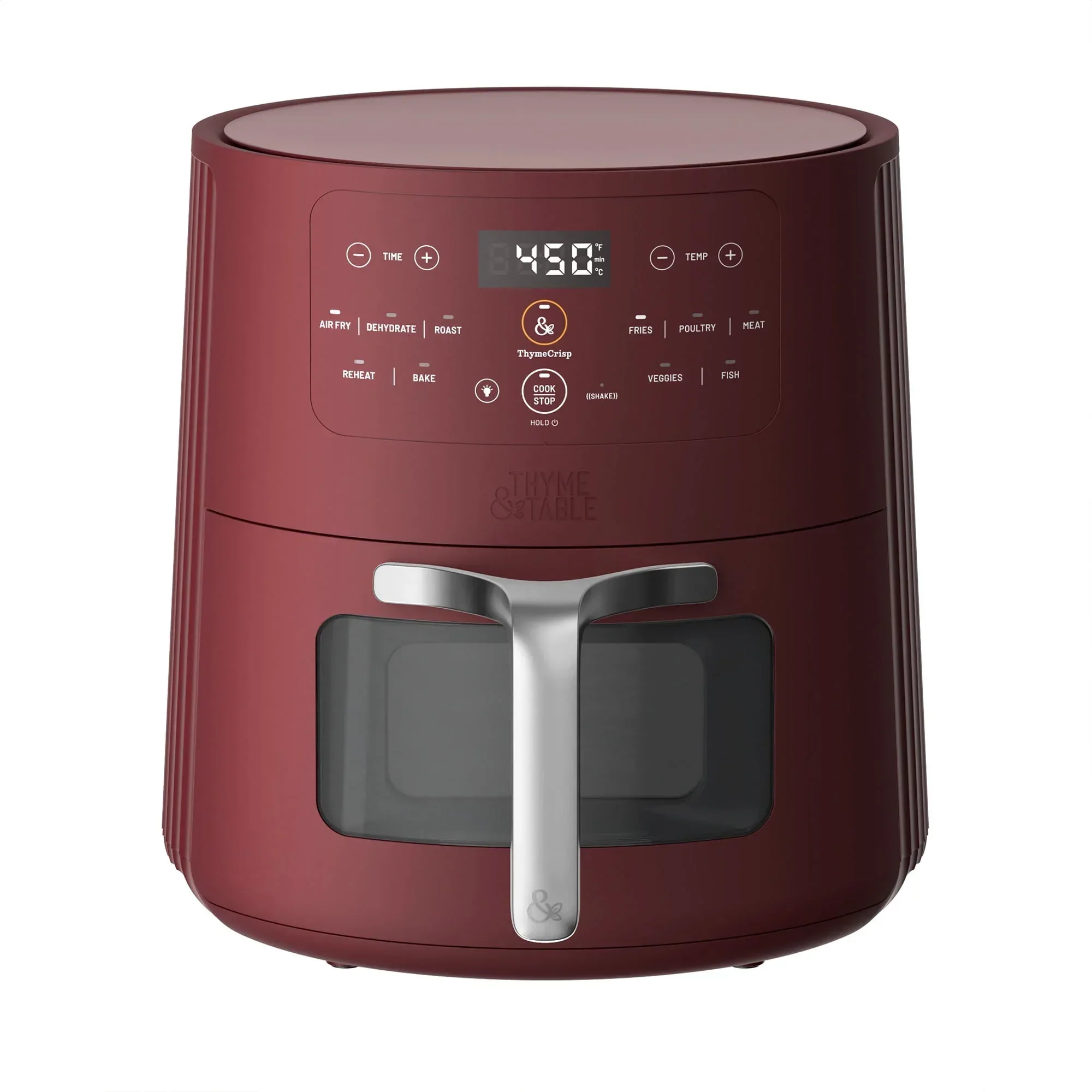 Thyme & Table 6QT Air Fryer, with ThymeCrisp™ and Ceramic-Coated Nonstick Basket, Atlantic Blue - Image 11