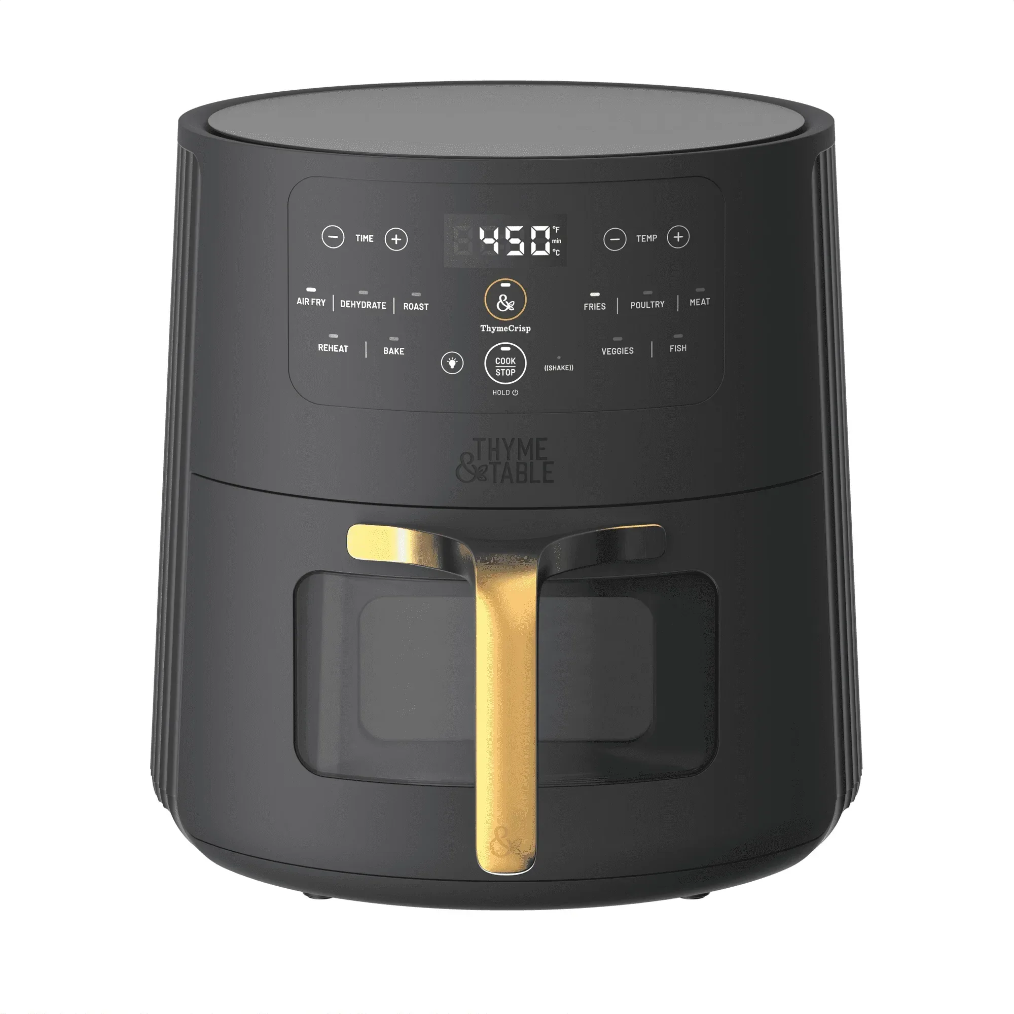 Thyme & Table 6QT Air Fryer, with ThymeCrisp™ and Ceramic-Coated Nonstick Basket, Atlantic Blue - Image 16