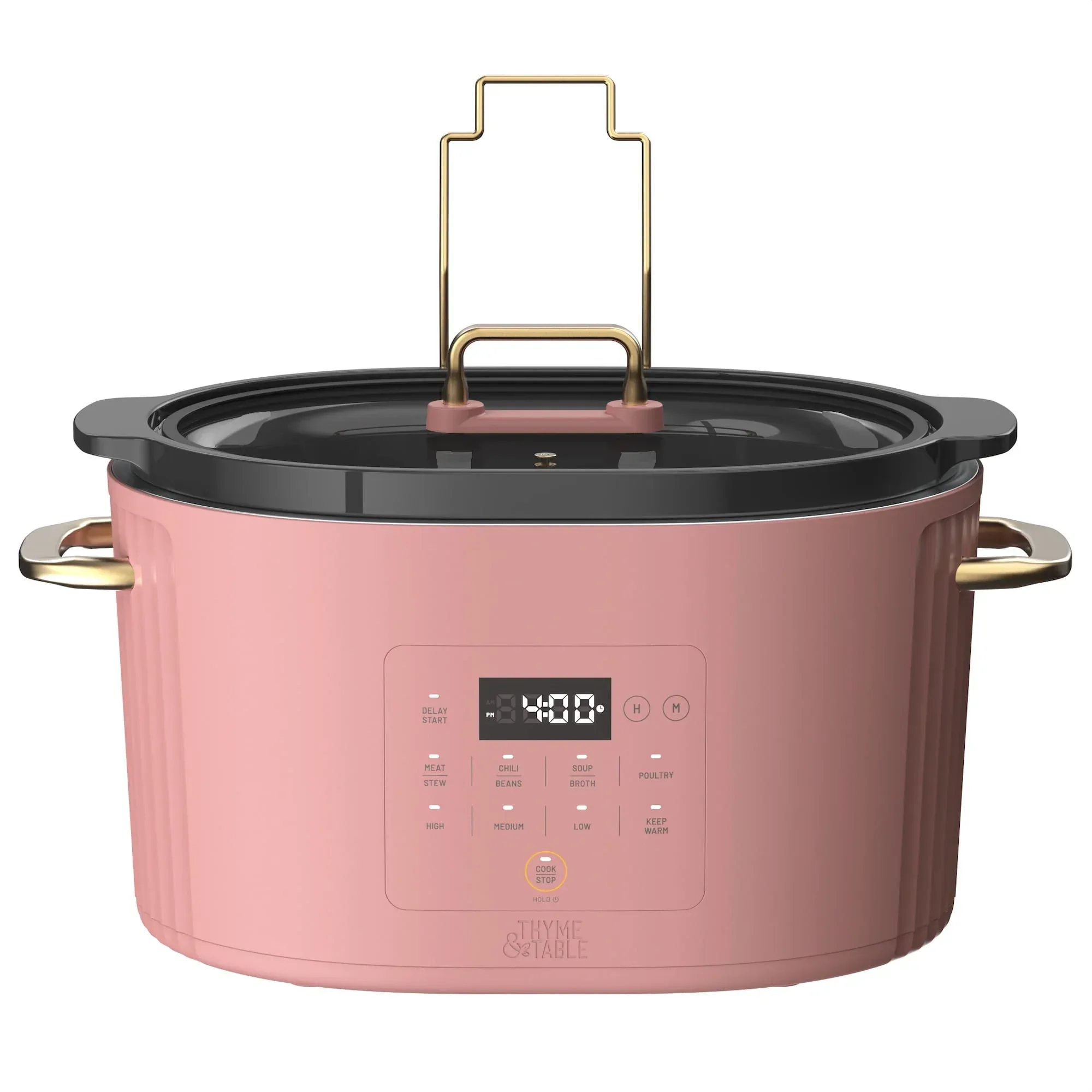 Thyme & Table 6QT Programmable Slow Cooker, Atlantic Blue - Image 12