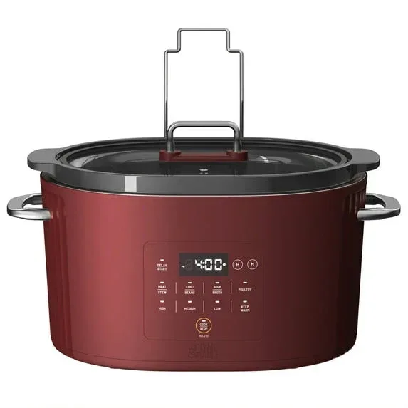 Thyme & Table 6QT Programmable Slow Cooker, Atlantic Blue - Image 9