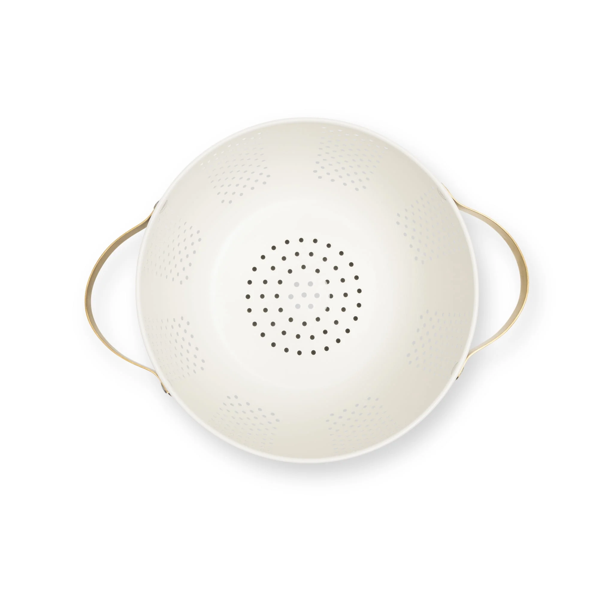 Thyme & Table Cream and Gold Colander