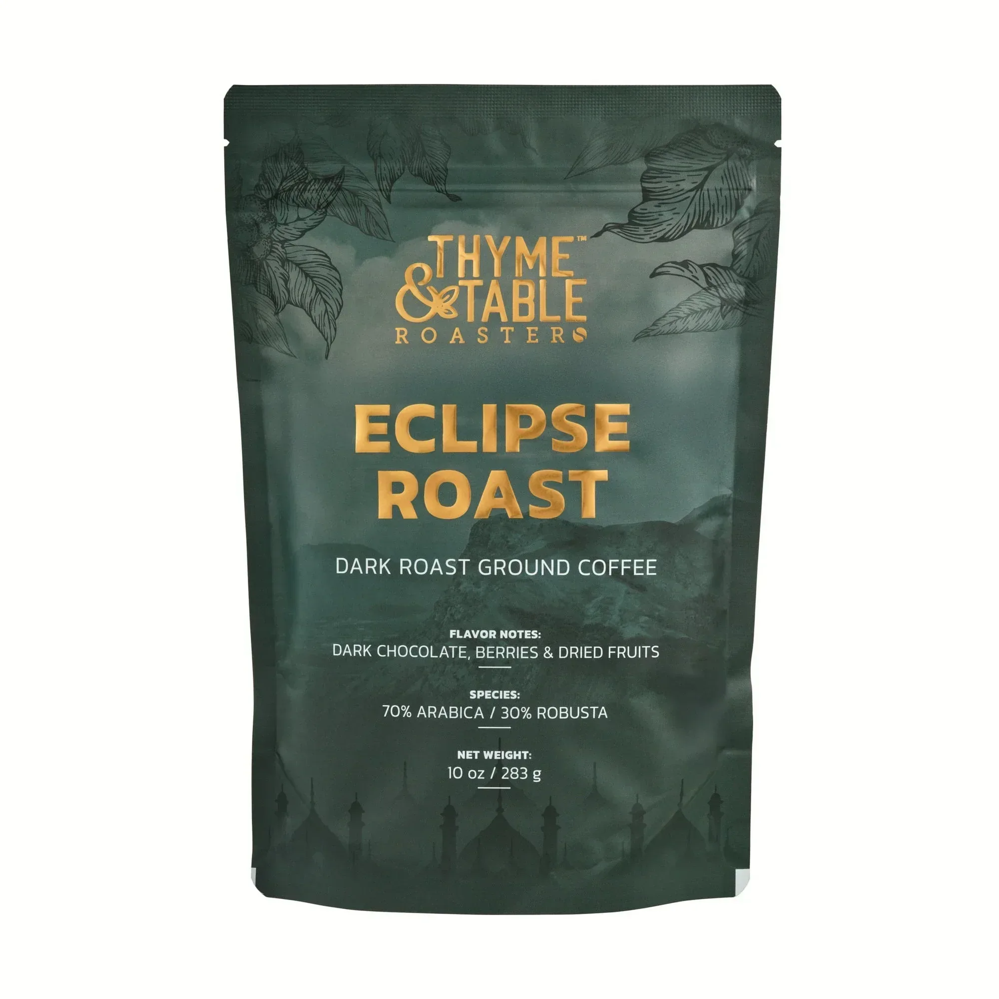 Thyme & Table Ground Coffee, Dark Roast, Eclipse Blend