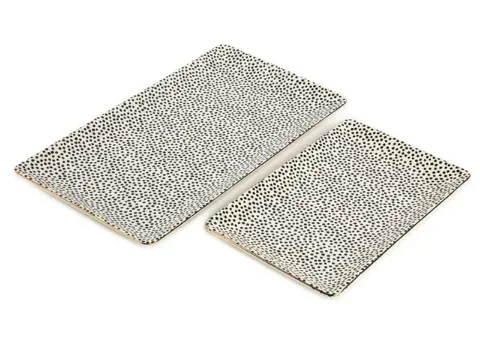 Thyme & Table r Stoneware Serve Platte2-Piece Set, Dot - Image 2