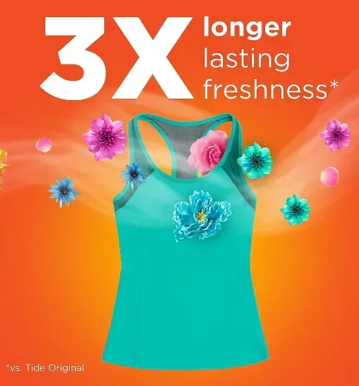 Tide Plus Febreze Sport Odor Defense Liquid Laundry Detergent, 165 fl. oz. - Image 3