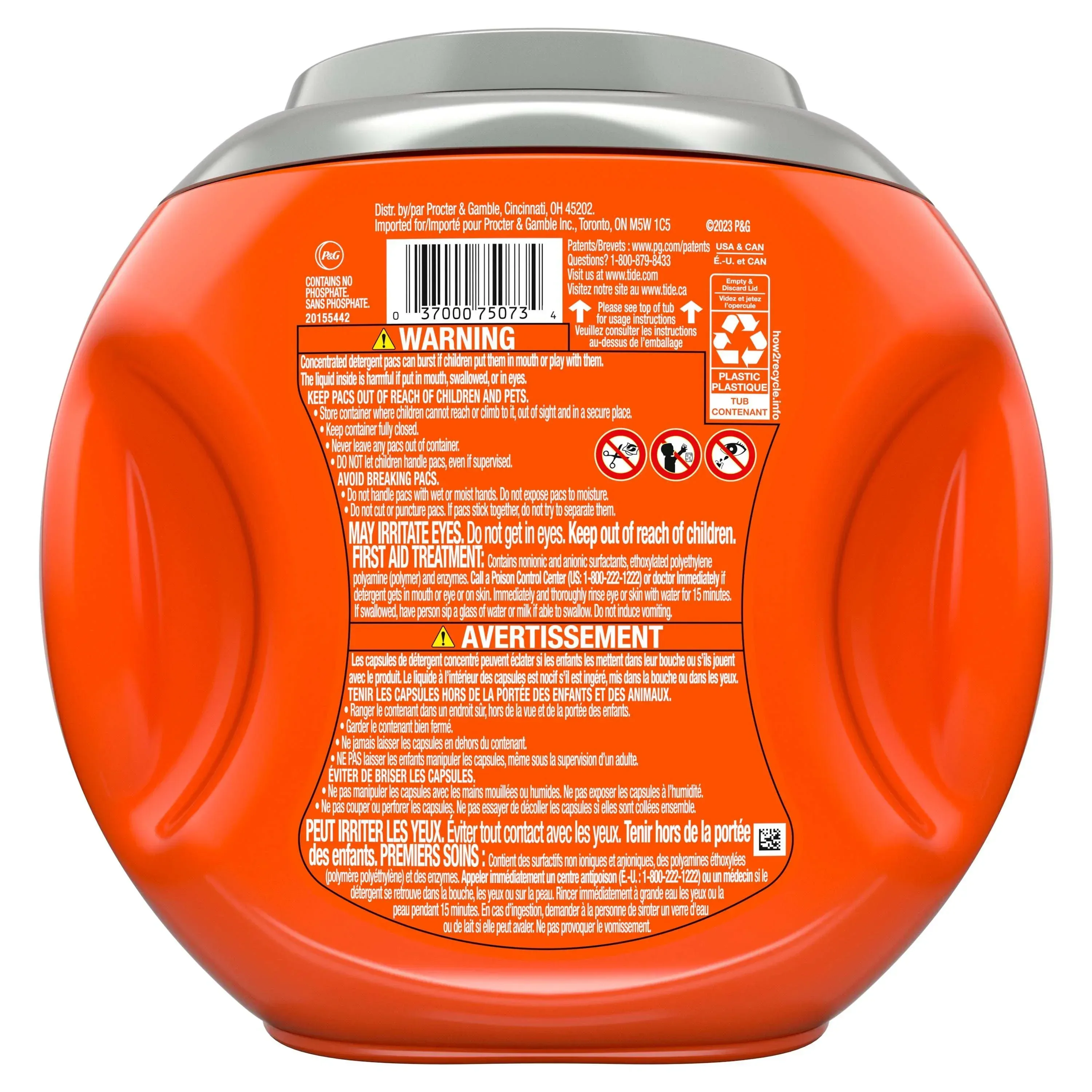 Tide PODS® Ultra OXI Liquid Laundry Detergent Pacs, 32 Count - Image 11