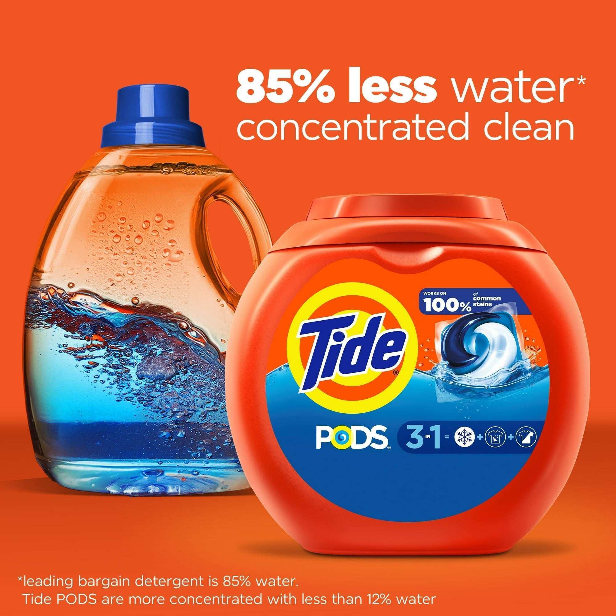 Tide PODS Liquid Laundry Detergent Pacs, Original Scent, 42 Count - Image 2
