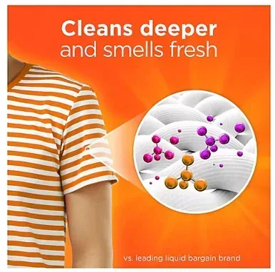 Tide PODS Liquid Laundry Detergent Soap Pacs, Spring Meadow Scent, 168 ct. - Image 2