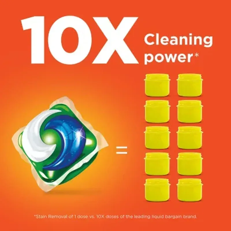Tide PODS + Ultra Oxi Liquid Detergent Pacs (104 Pacs) - Image 6