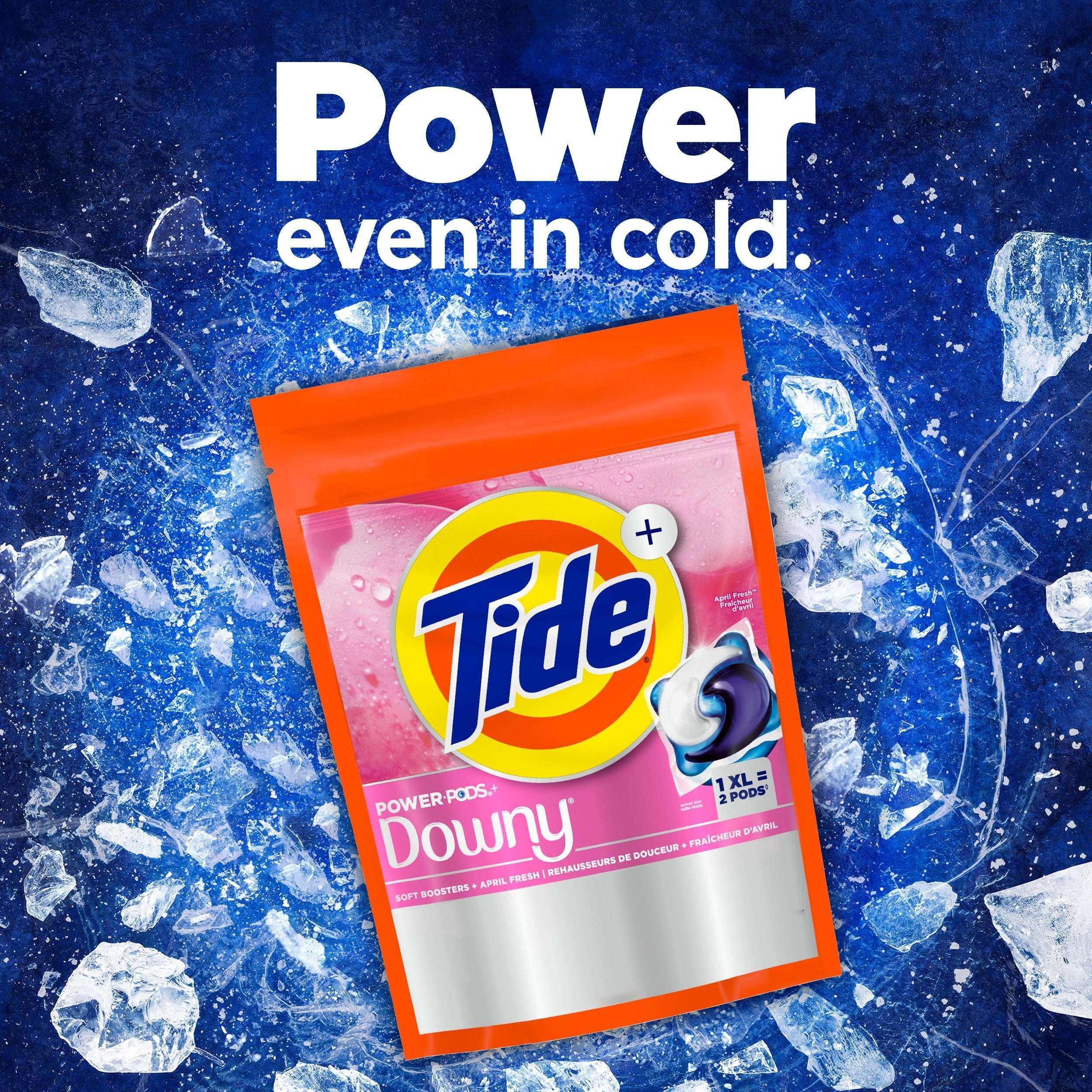 Tide Power PODS with Downy Soft Boosters Laundry Detergent Pacs, April Fresh Scent, 9 Count - Image 13