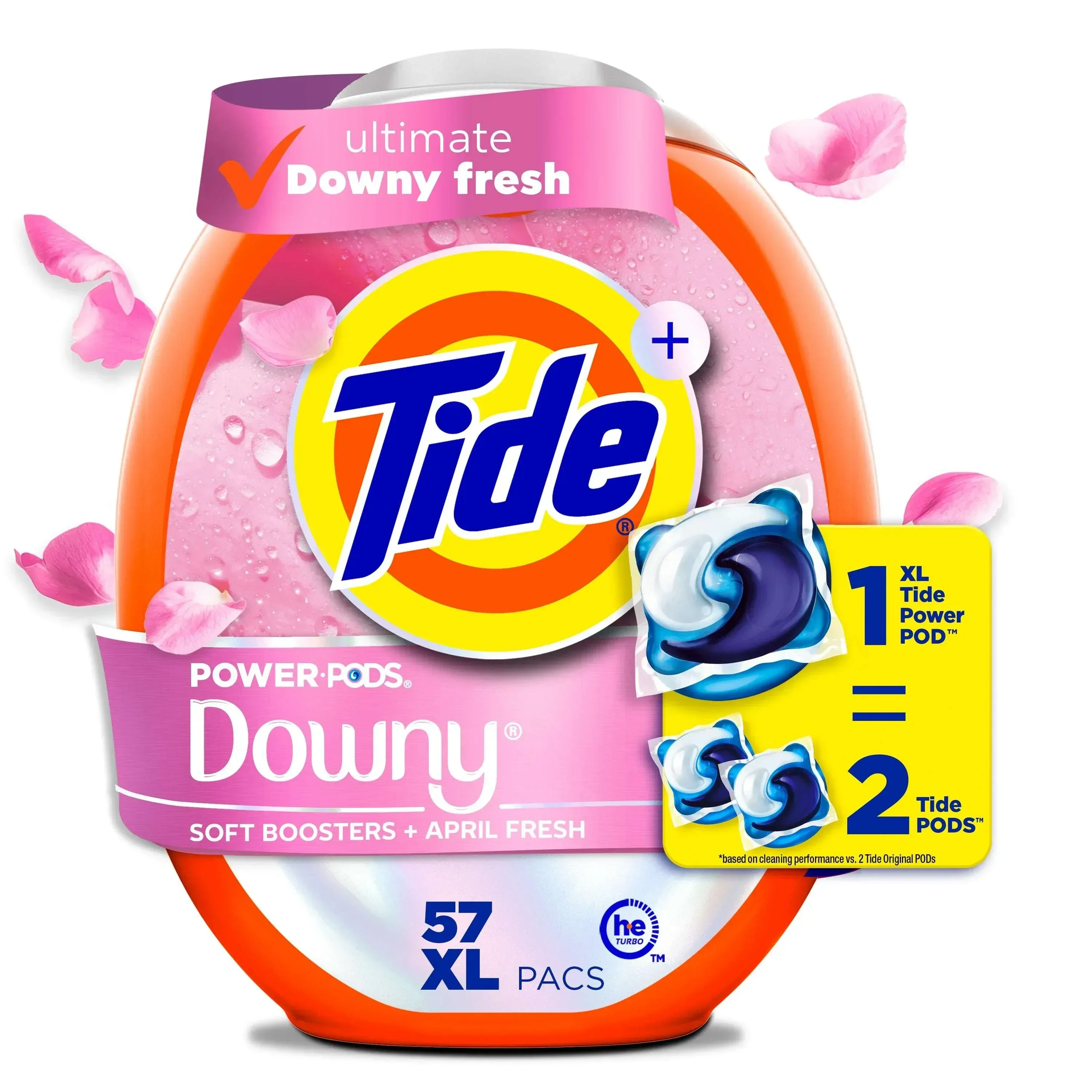 Tide Power PODS with Downy Soft Boosters Laundry Detergent Pacs, April Fresh Scent, 9 Count - Image 5