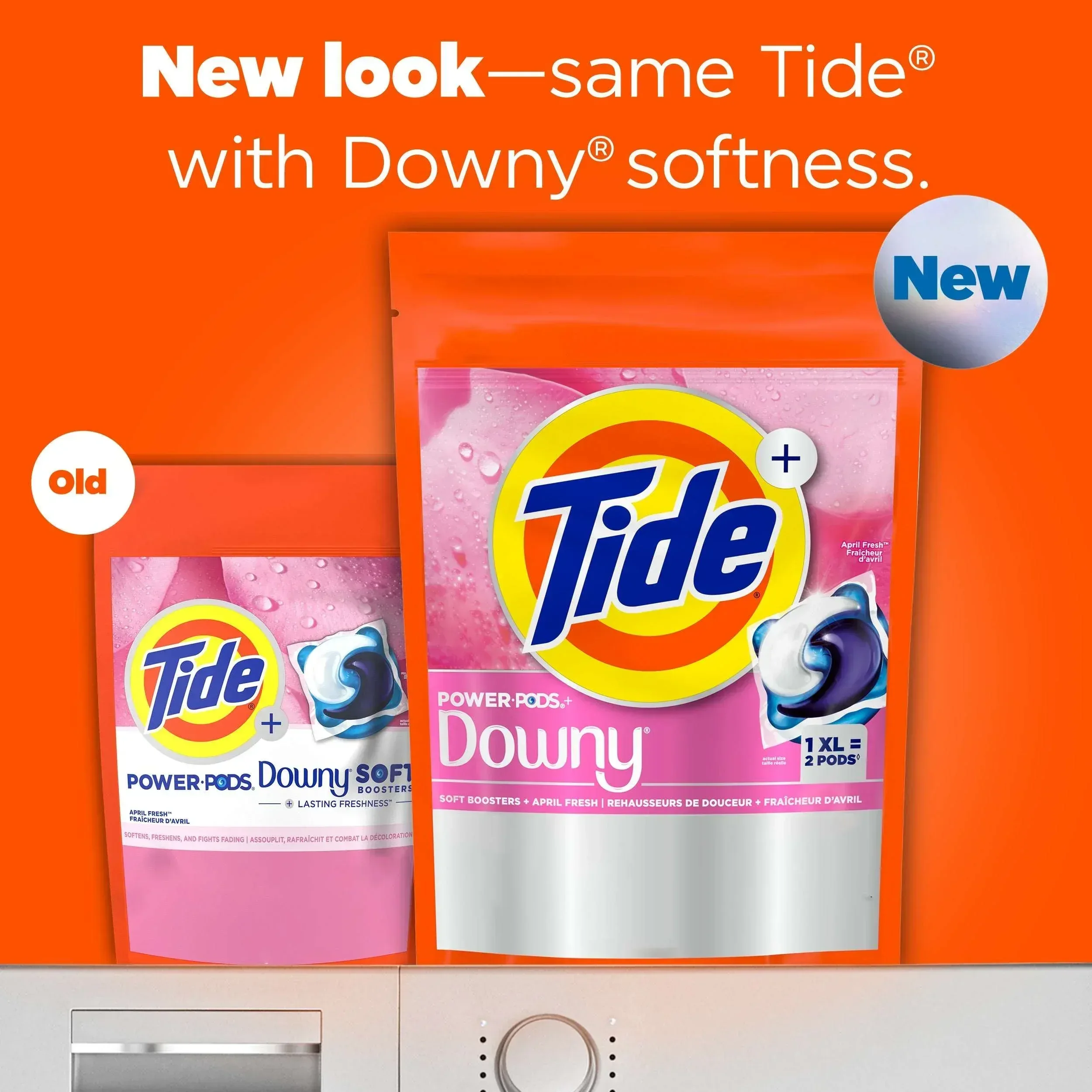 Tide Power PODS with Downy Soft Boosters Laundry Detergent Pacs, April Fresh Scent, 9 Count - Image 6