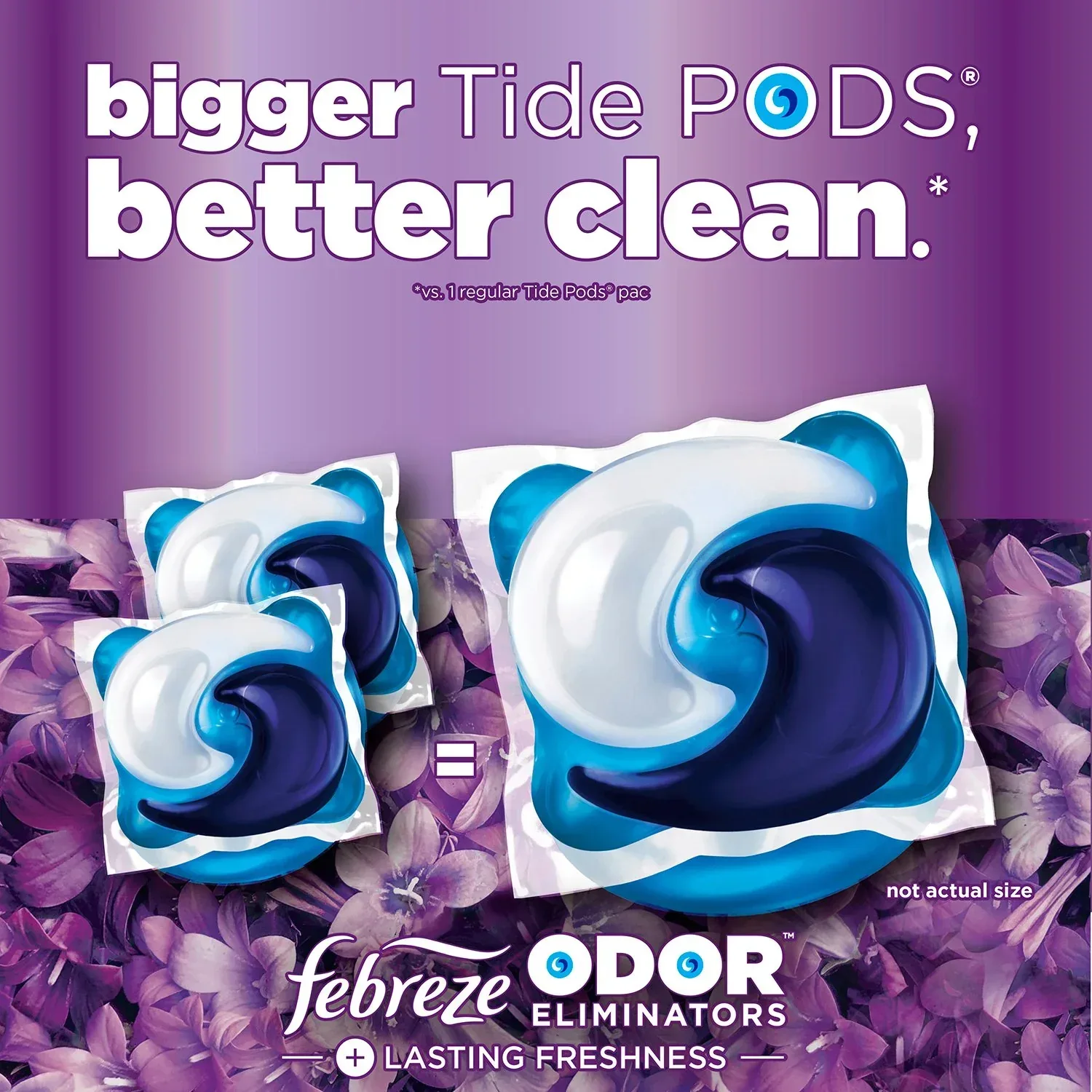 Tide Power PODS with Febreze Laundry Detergent Pacs, Spring & Renewal, 72 ct. - Image 7