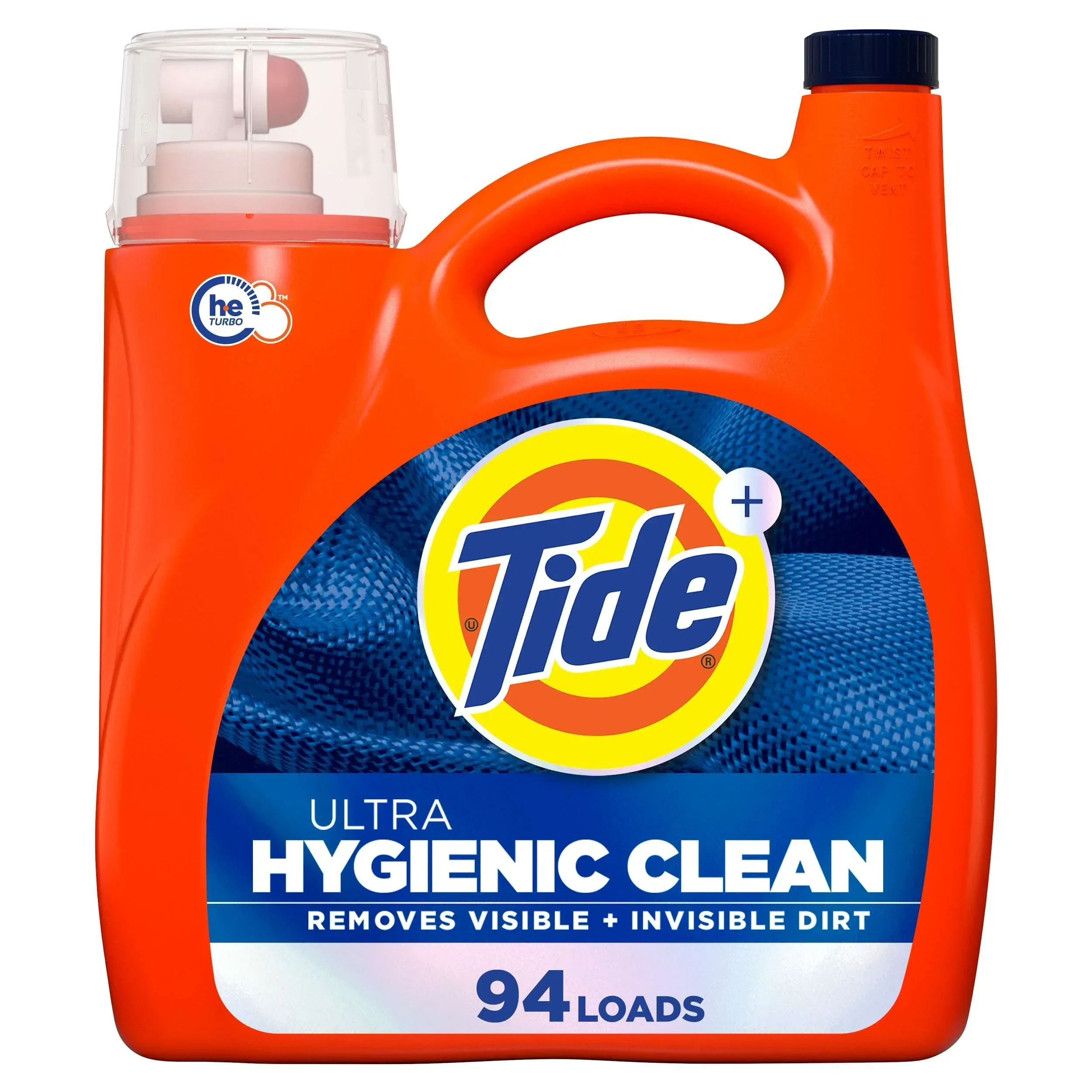 Tide Ultra Hygienic Clean Liquid Laundry Detergent, Original Scent, 84 fl oz, 59 Loads - Image 12