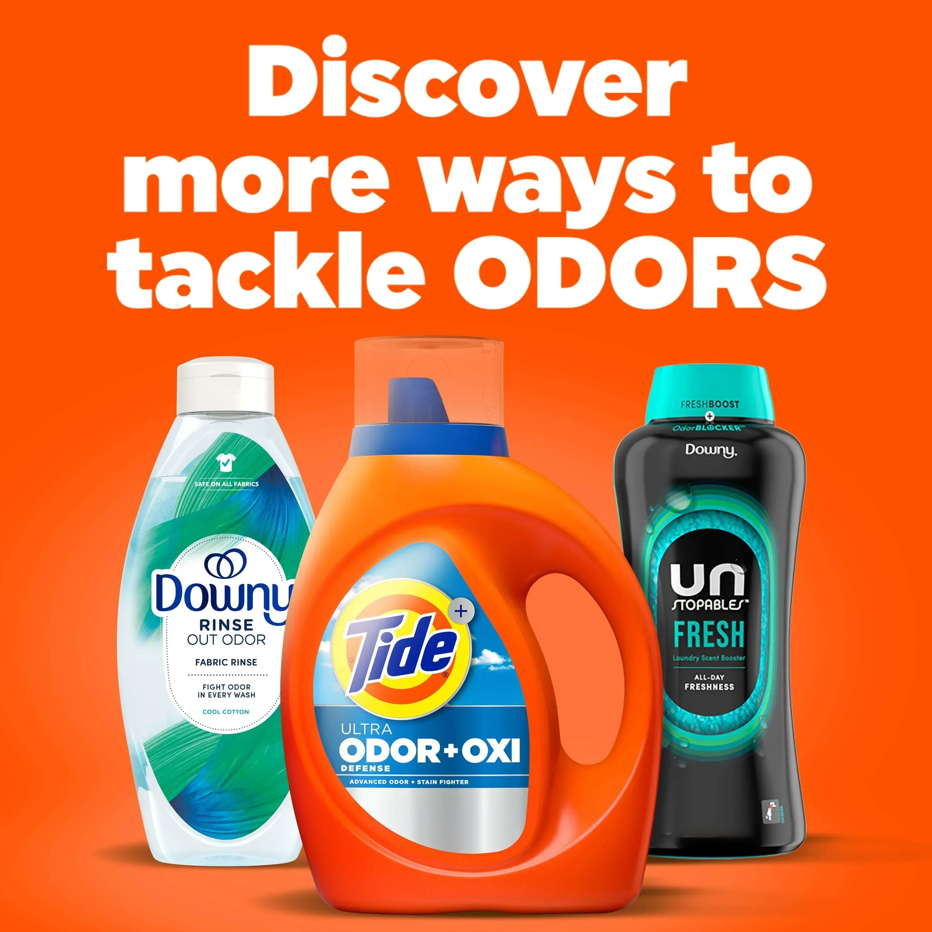 Tide Ultra Odor Defense Plus Oxi Liquid Laundry Detergent, 73 fl oz, 52 Loads - Image 10