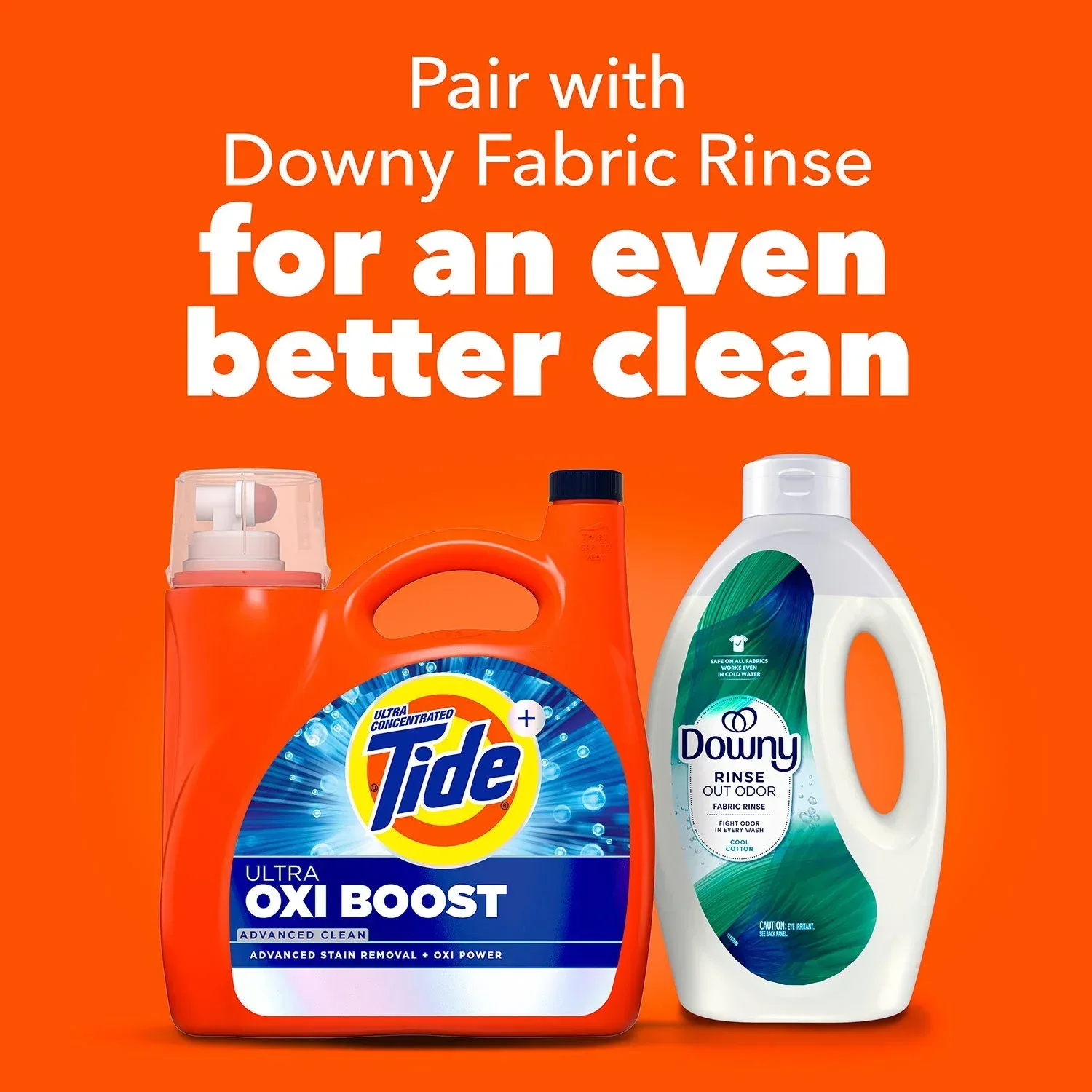 Tide Ultra Oxi Boost Liquid Laundry Detergent, 100 loads, 128 fl. oz. - Image 9